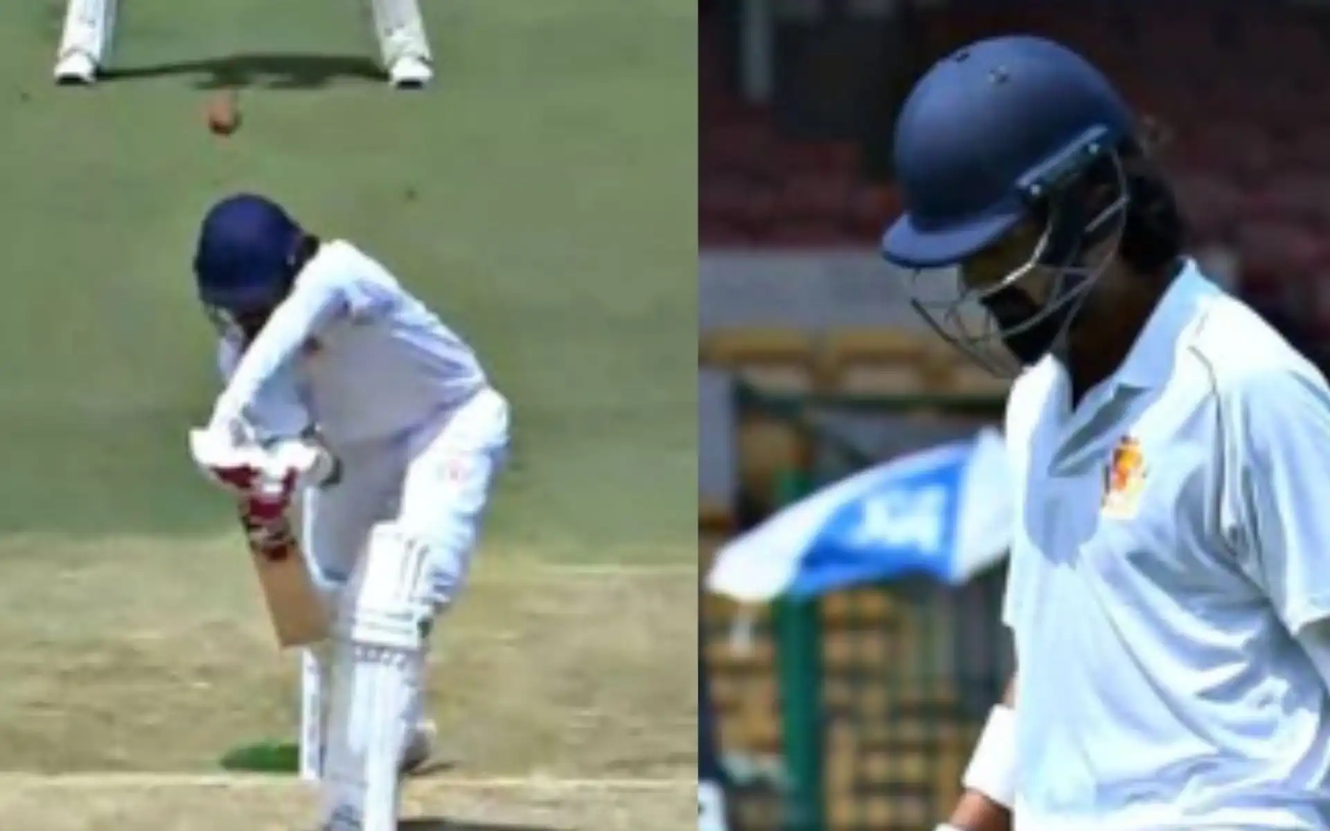 KL Rahul departs for 26 runs against Haryana in Ranji Trophy 2025-25 [Source: @Akaran_1/X.com]