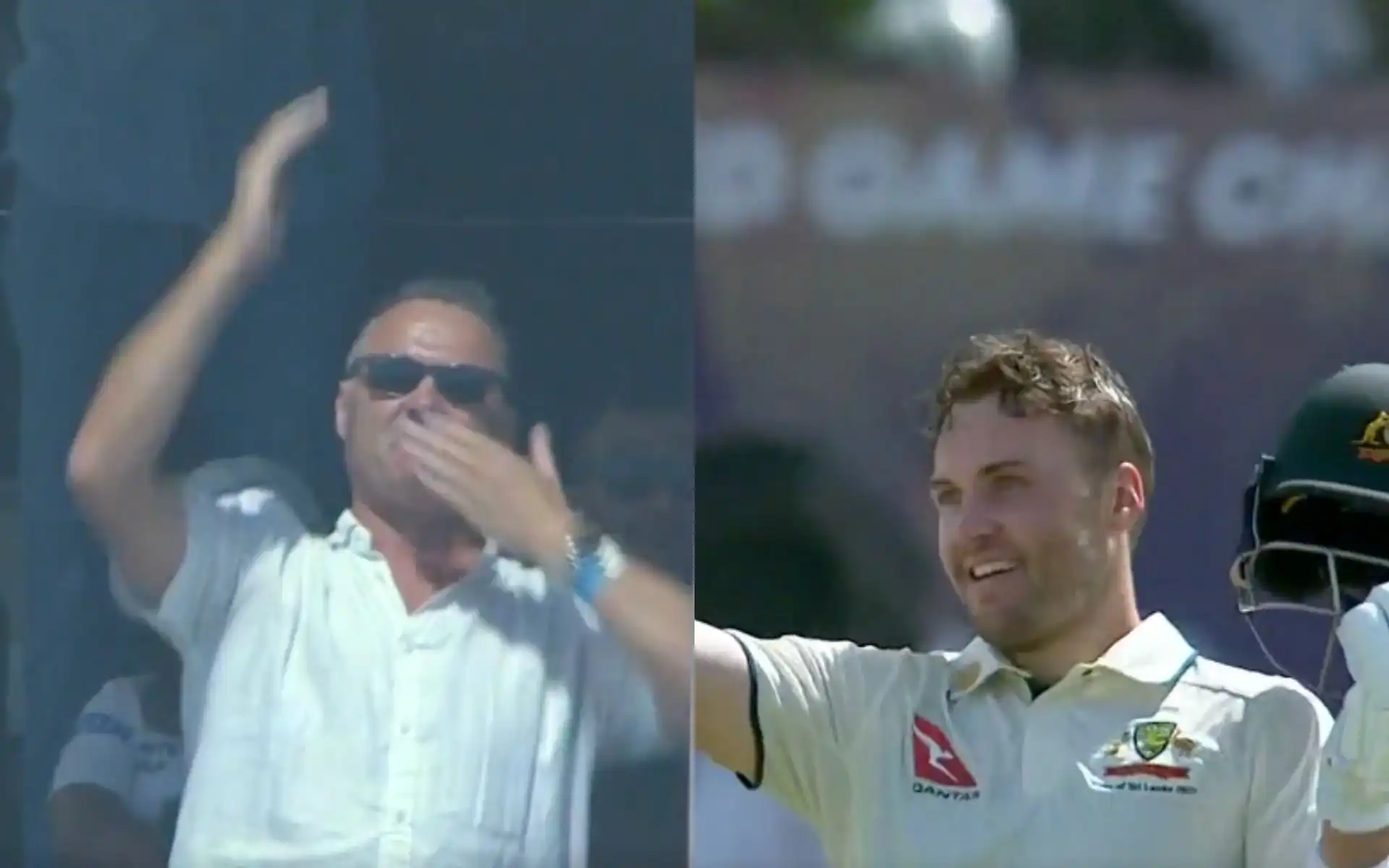  Josh Inglis slams a hundred on his Test debut for Australia [Source: @7Cricket/X.com]