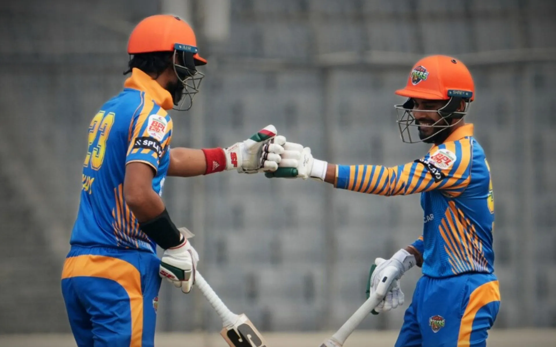 Mohammad Naim and Mehidy Hasan Miraz (Source: @cricketangon/X.com)