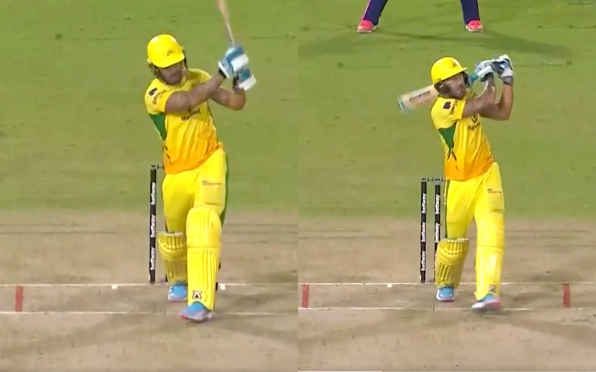 Faf du Plessis smacks two consecutive sixes in SA20 2025 [Source: @SA20_League/X.com]