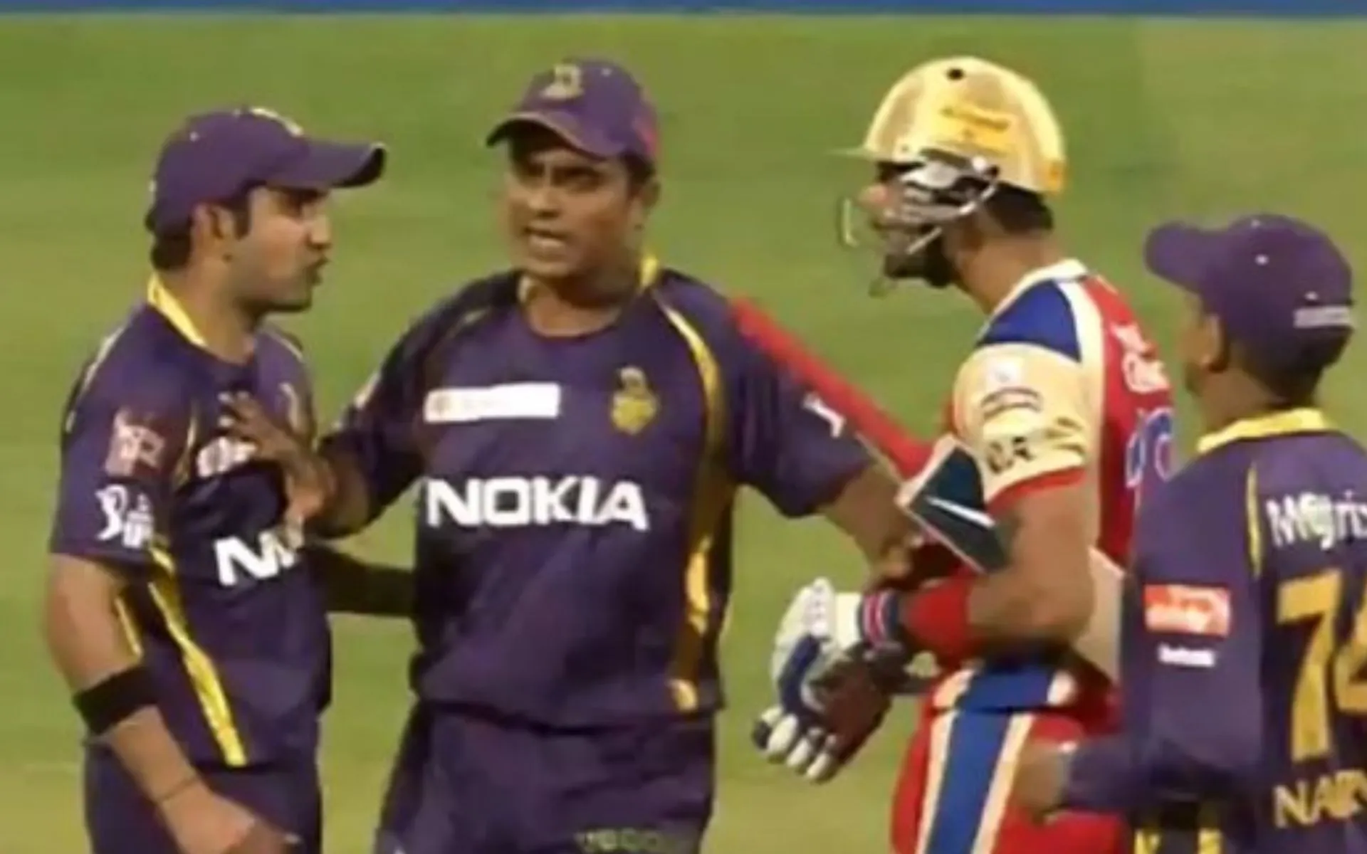 Gautam Gambhir & Virat Kohli clashed in IPL 2013 [Source: @ImTanujSingh/x.com]