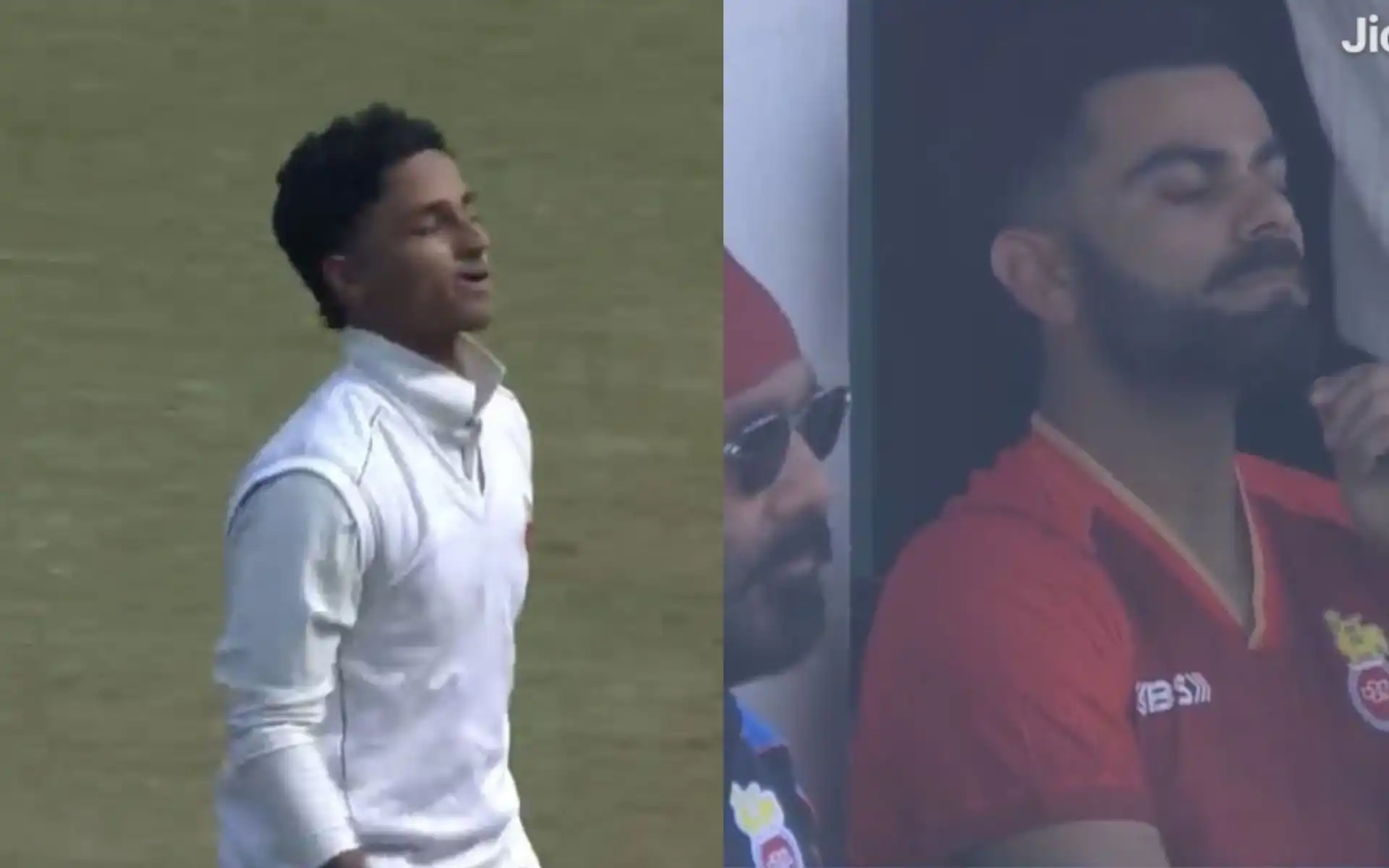 Ayush Badoni dismissed for 99 [Source: @ImTanujSingh/X.com]