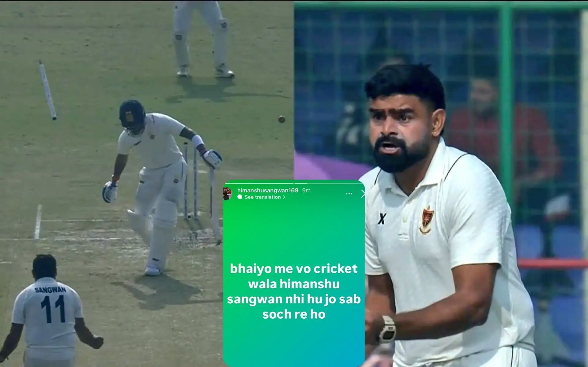 Virat Kohli Fans Abuse Wrong 'Himanshu Sangwan' After His Wicket in Ranji Trophy