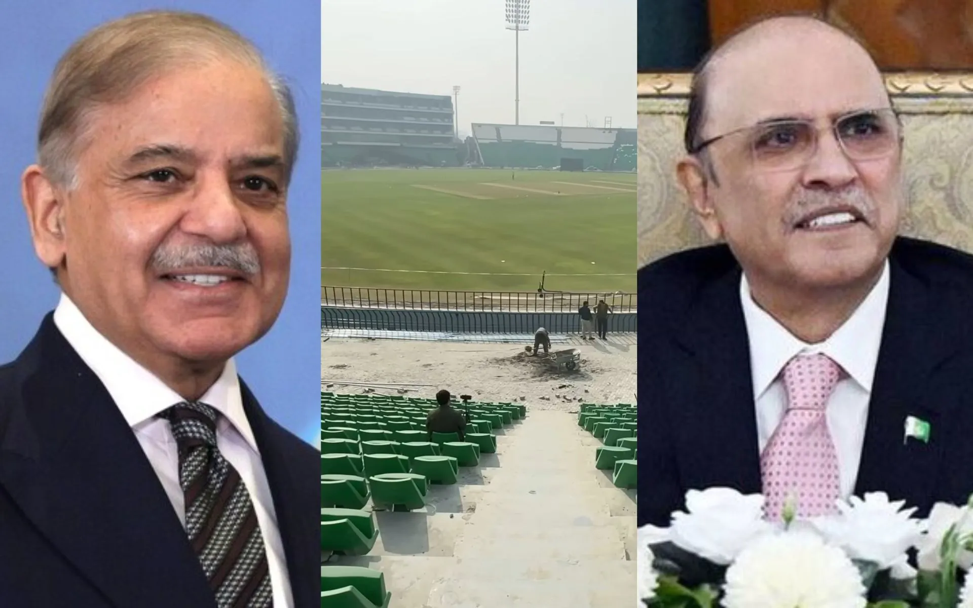 PM Shehbaz, President Zardari to lead stadium openings [Source: @khanRiyadh, @_FaridKhan/x.com]
