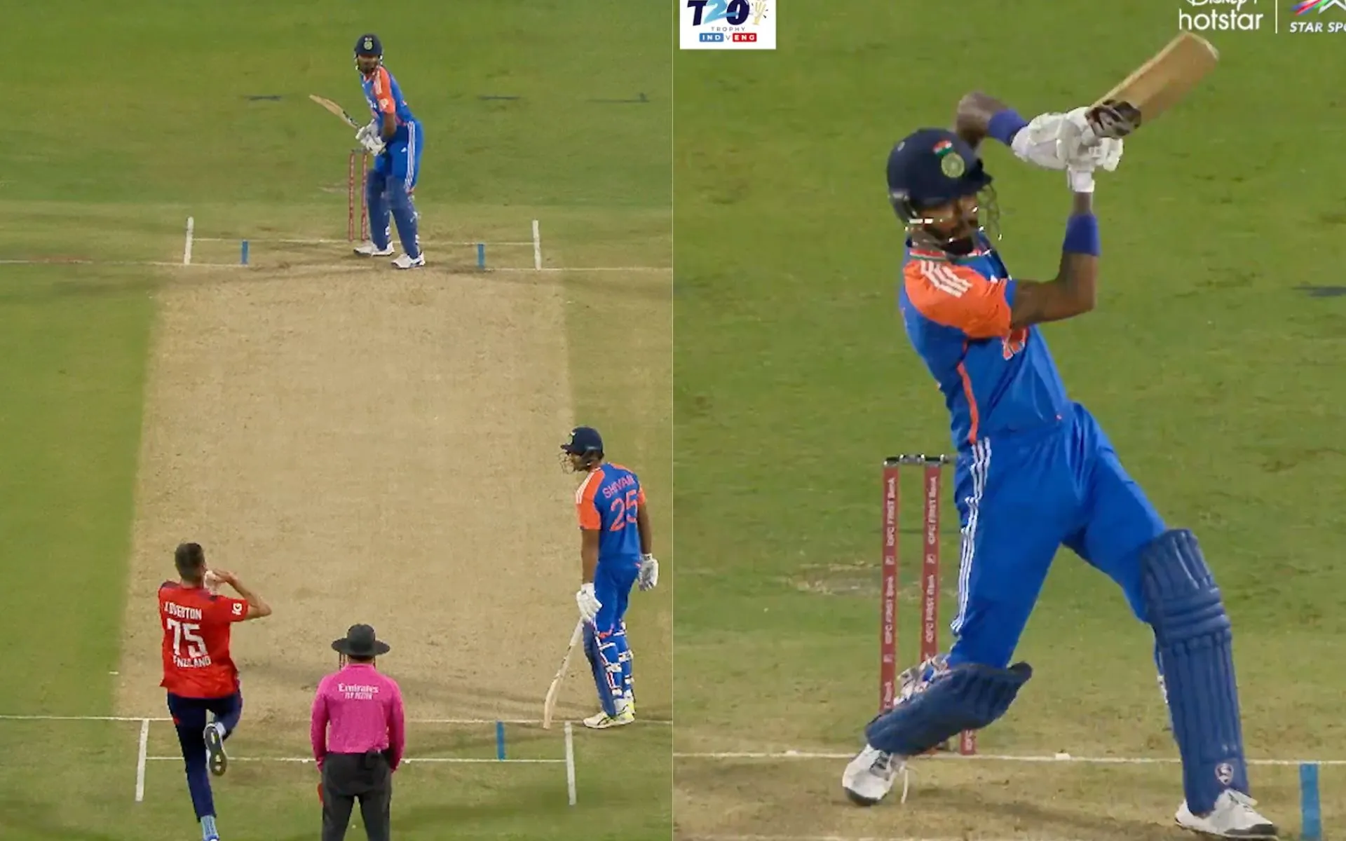 Hardik Pandya - (Source:@ScreenGrab)
