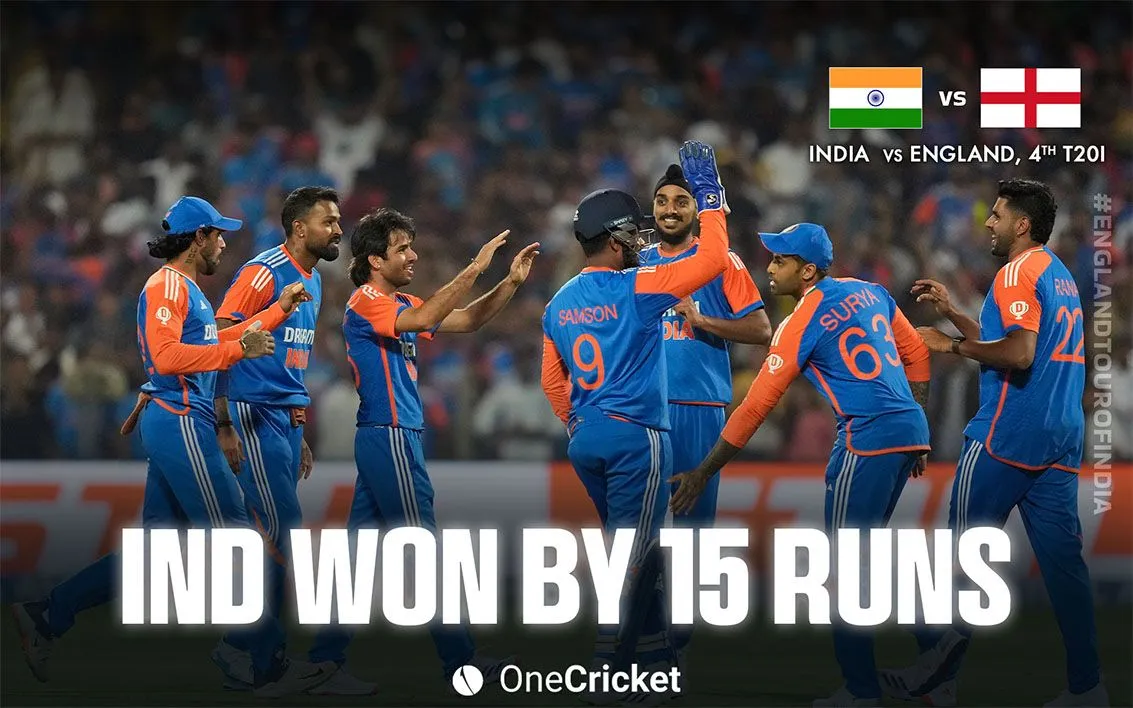 IND vs ENG 4th T20I Live Blog (Source:OneCricket)