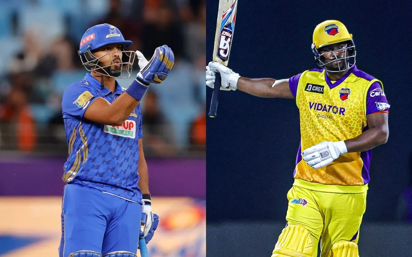 Sharjah Warriorz will meet MI Emirates for the second time in ILT20 2025 [Source: @MIEmirates/X.com]