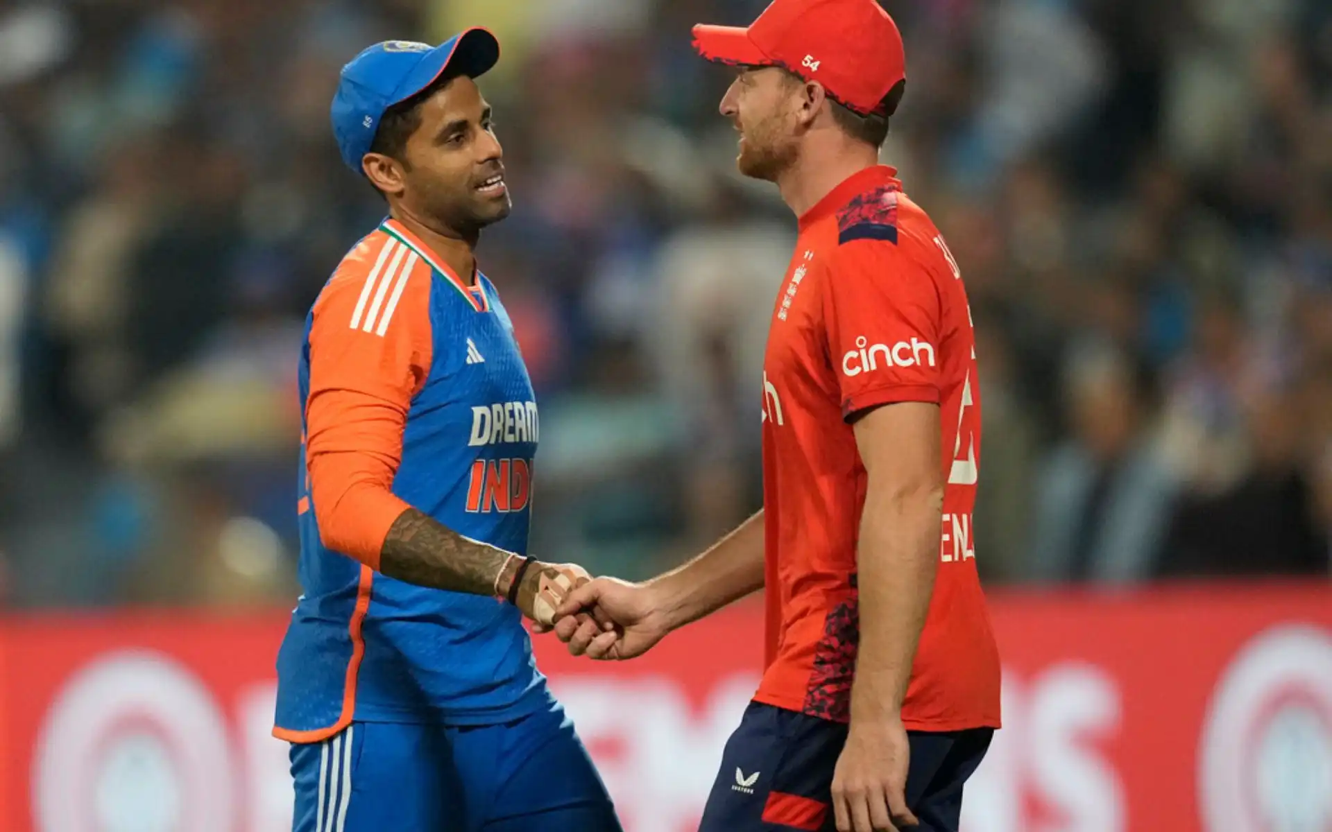 Suryakumar Yadav and Jos Buttler (Source:AP)