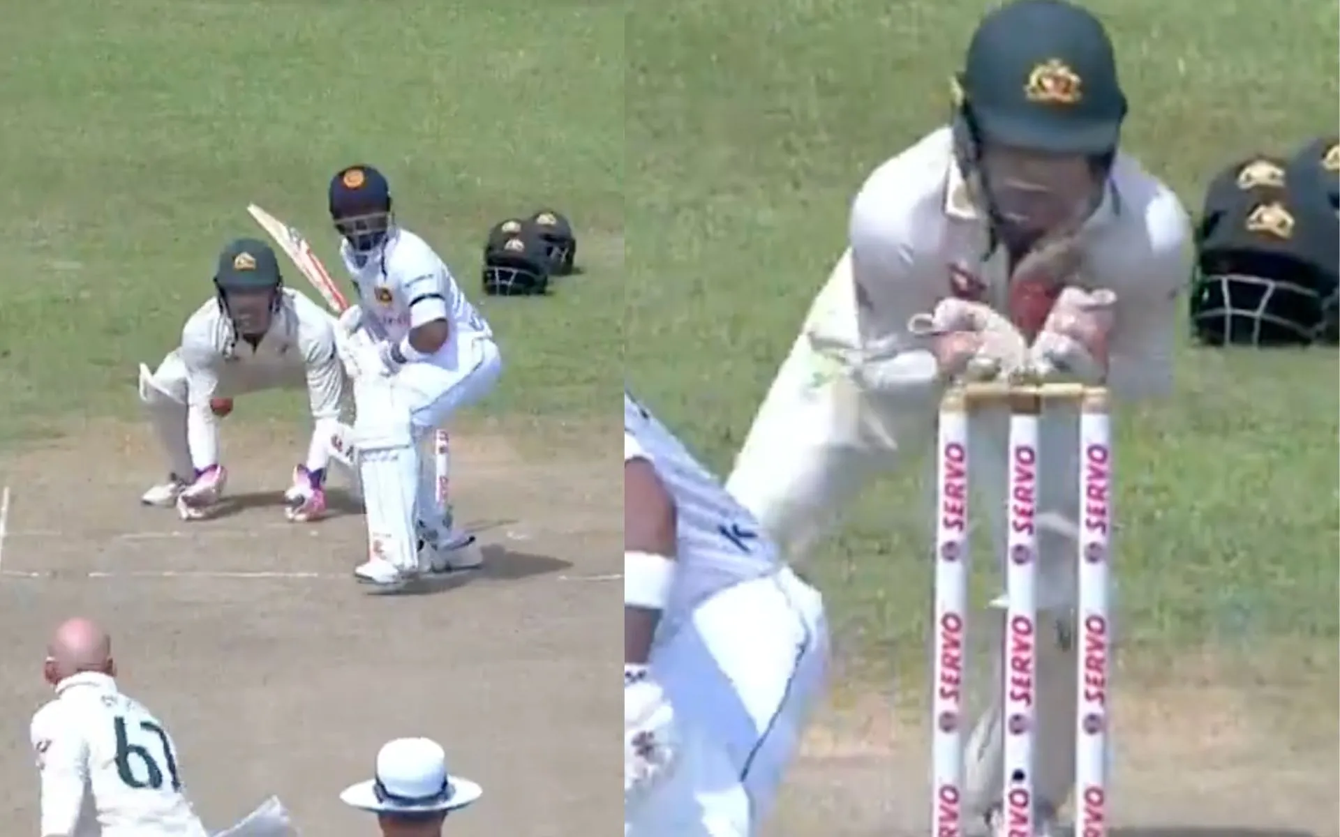 Alex Carey stumping controversy [Source: @7Cricket/X.Com]
