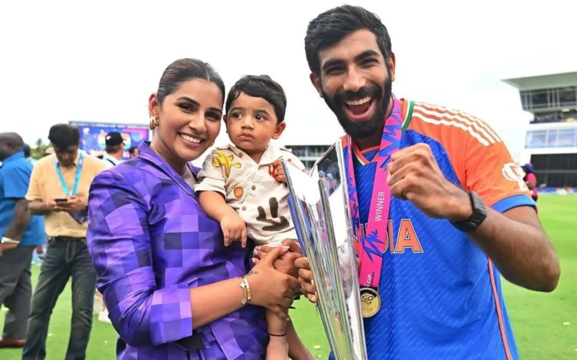 Jasprit Bumrah Son [Source: @mufaddal_vohra/X.com]