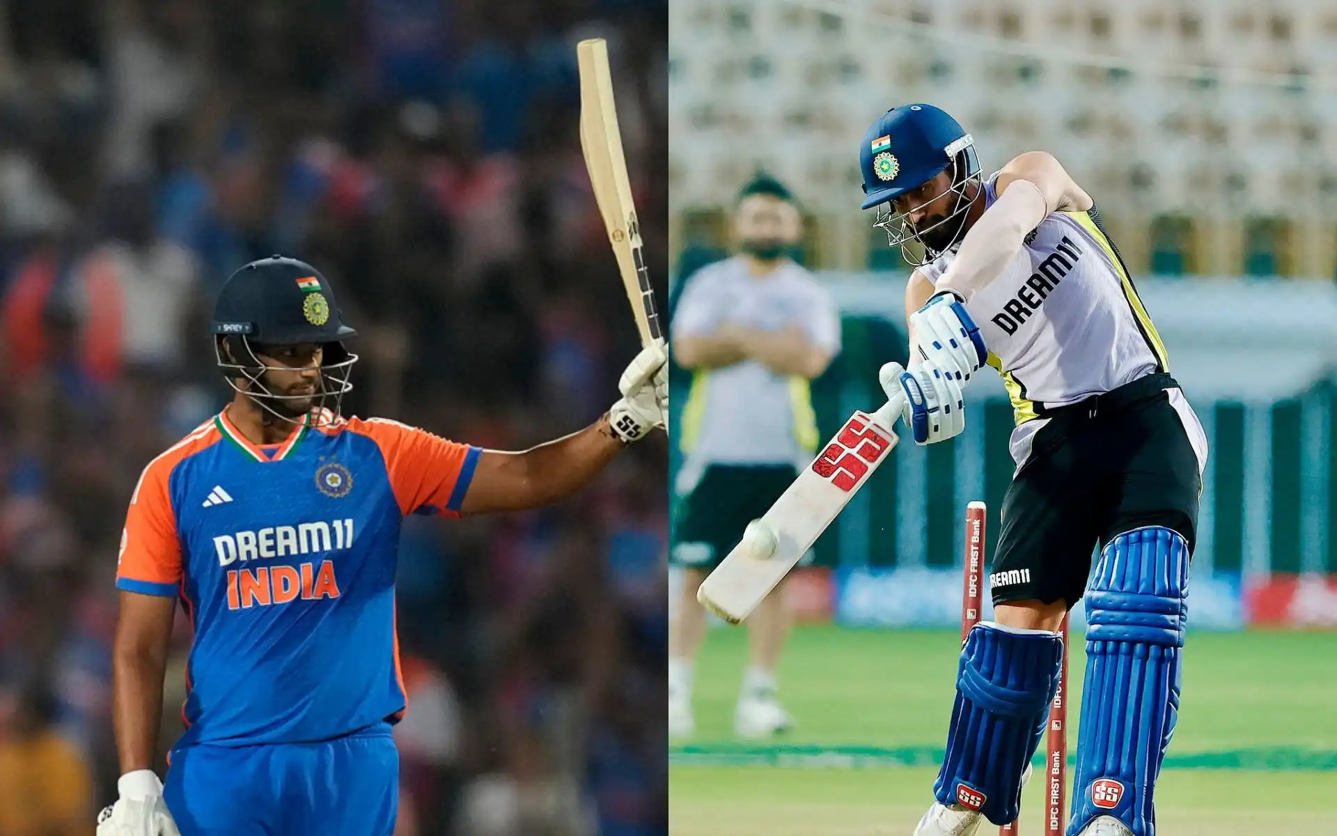 Shivam Dube and Ramandeep Singh [Source: AP Photos, @Raman___19/x.com]