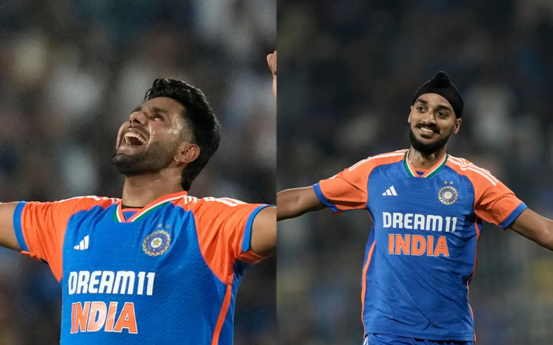 Harshit Rana and Arshdeep Singh [Source: AP Photos]