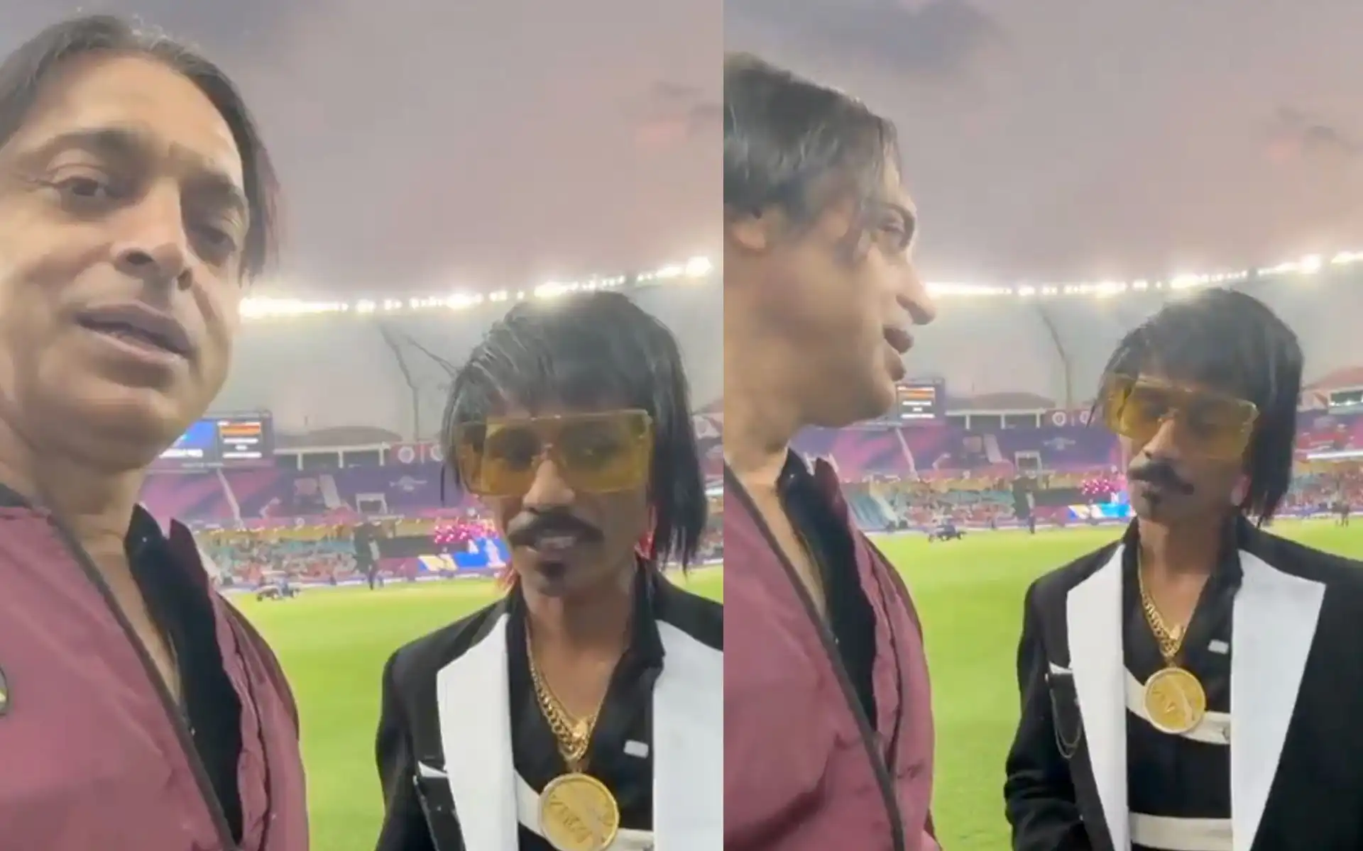 Shoaib Akhtar spotted with Dolly Chaiwala [Source: @shoaib100mph/X.com]