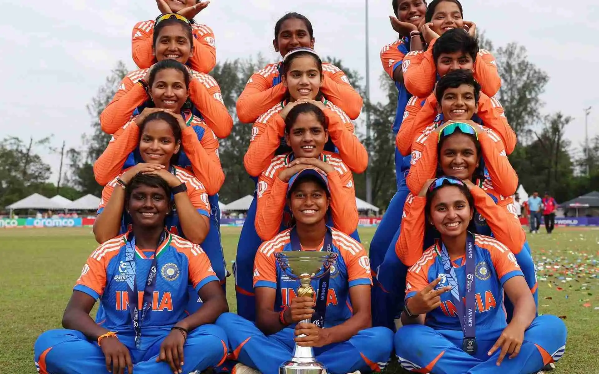 India U19 Women won the second edition of World Cup (Source:@ImTanujSingh/X.com)