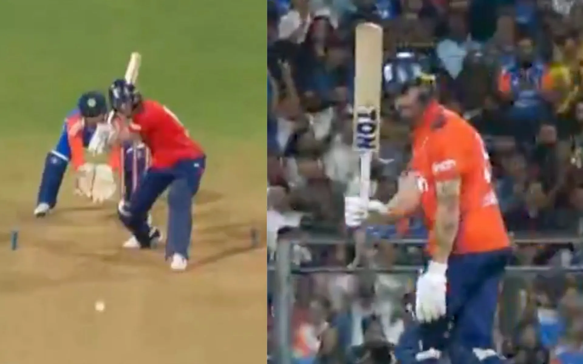 Phil Salt smashes fastest fifty by an English player [Source: @21OneTwo34/X.Com]
