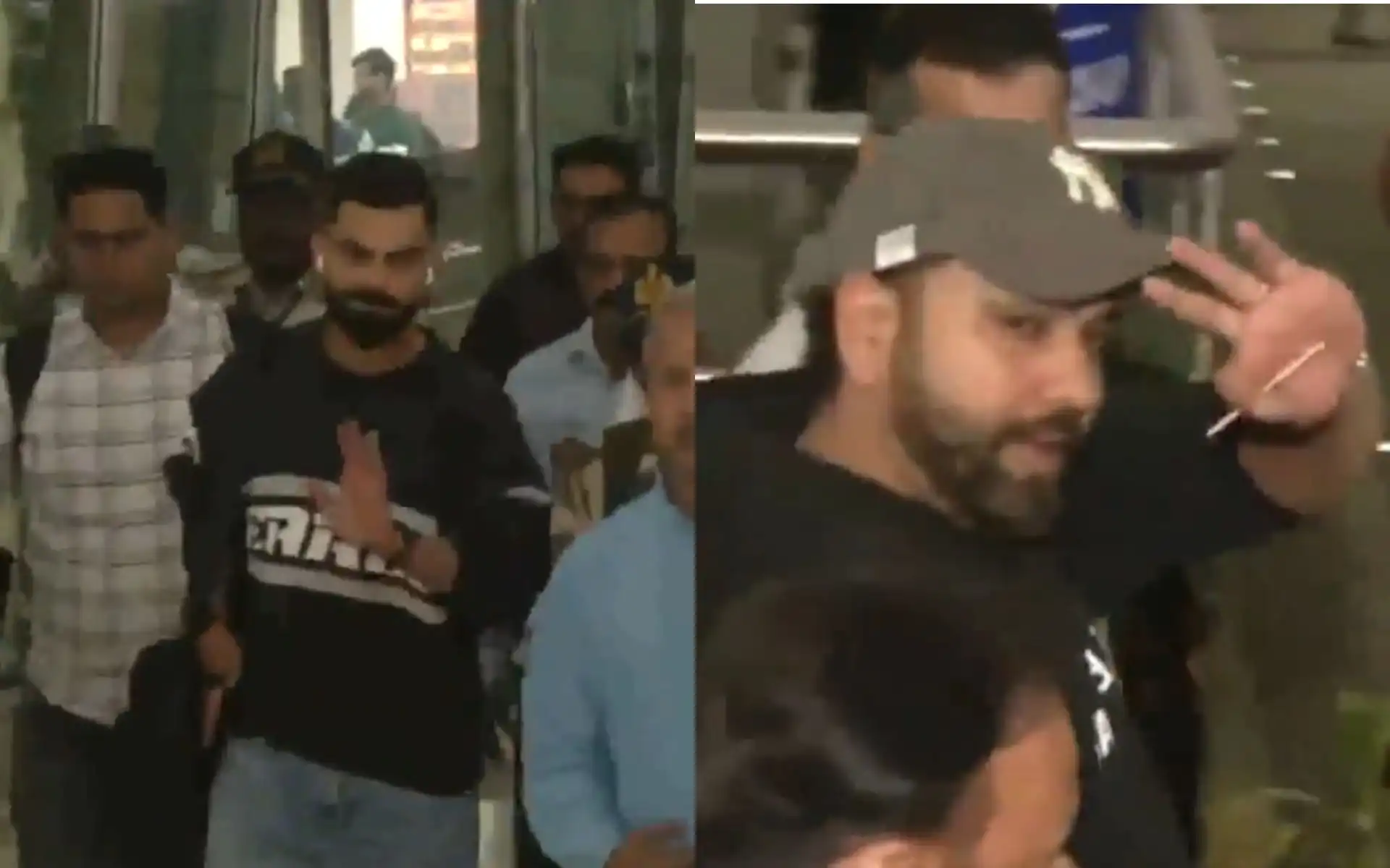 Virat Kohli and Rohit Sharma arrives at Nagpur [Source: @ANI/X.com]