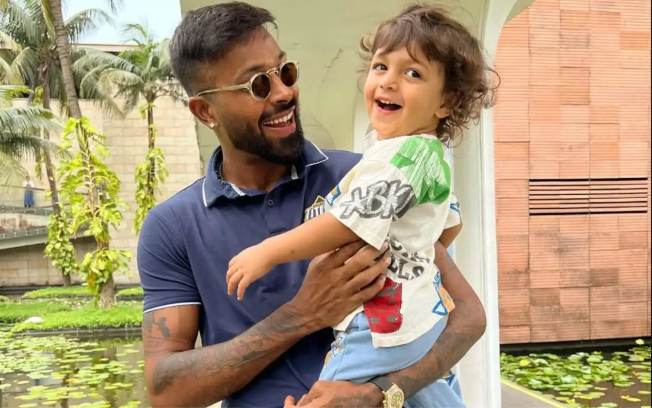 Hardik Pandya’s son: Agastya [Source: @hardikpandya93/Instagram]