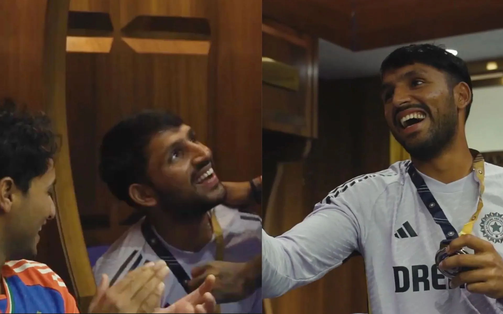 Dhruv Jurel's reaction melts heart [Source: BCCI]
