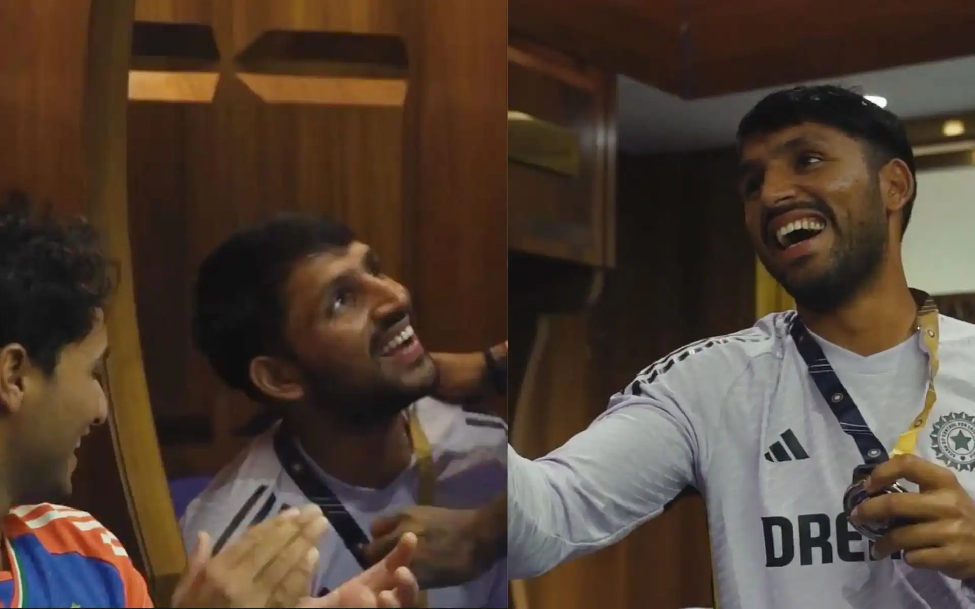 Dhruv Jurel's reaction melts heart [Source: BCCI]