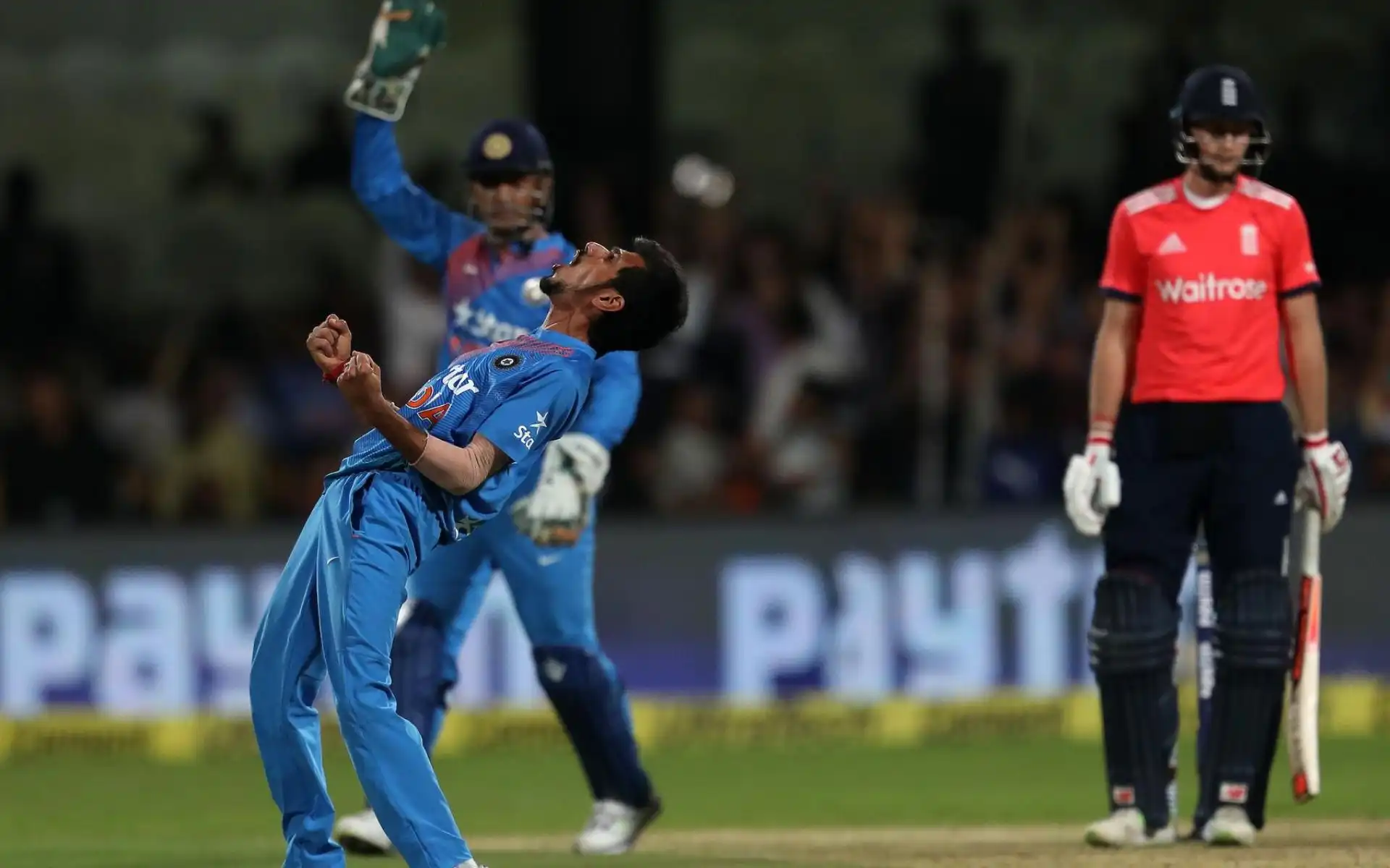 Yuzvendra Chahal ran riot against England [Source: @ICC/x.com]