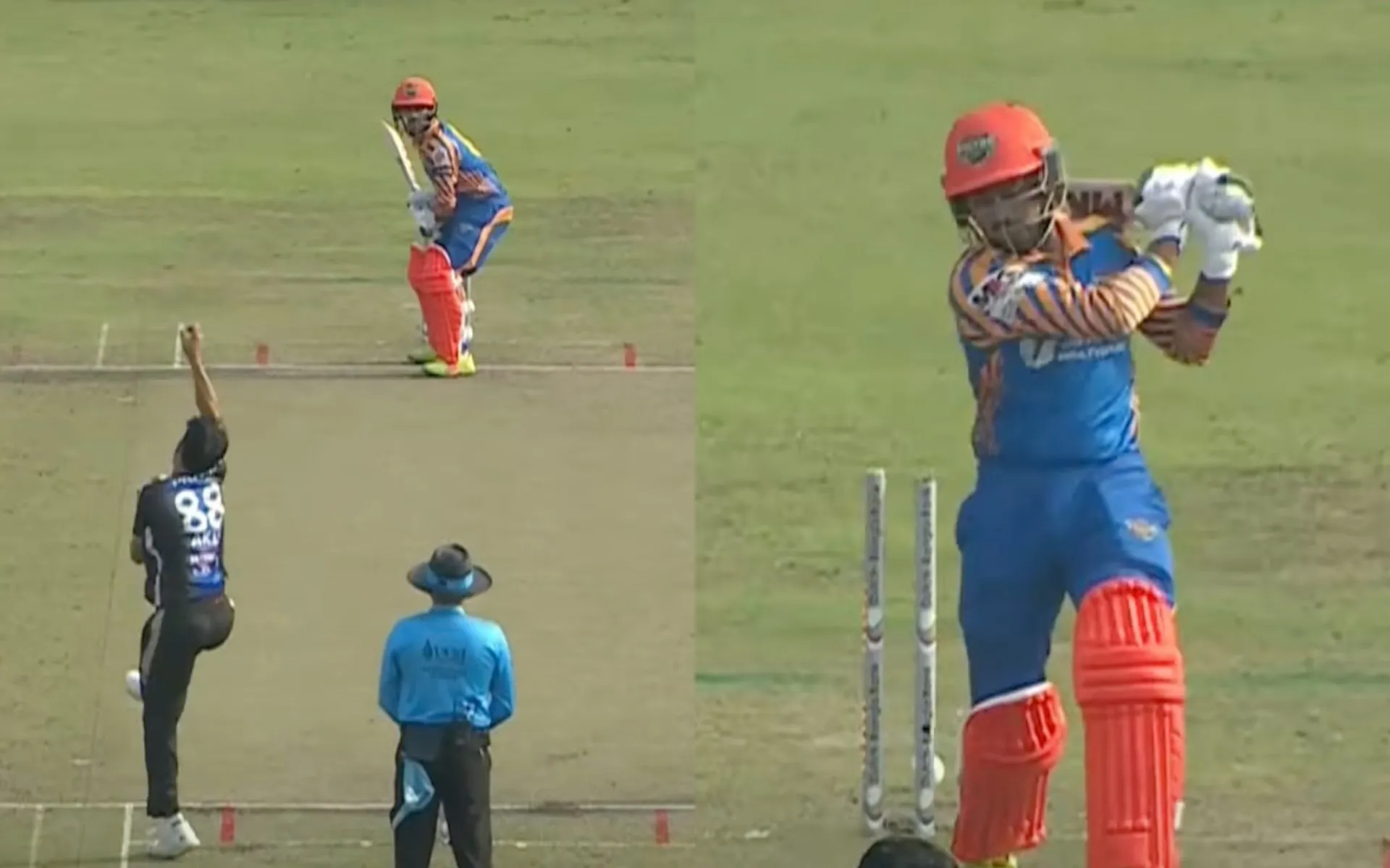 Mehidy Hasan bowled [Source: T Sports/YouTube]

