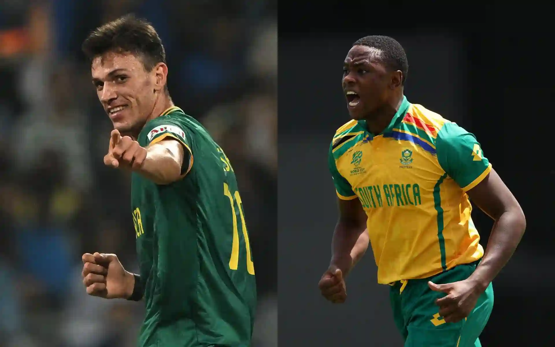 Marco Jansen and Kagiso Rabada (Source: @ProteasMenCSA/X.com, @ICC/X.com)