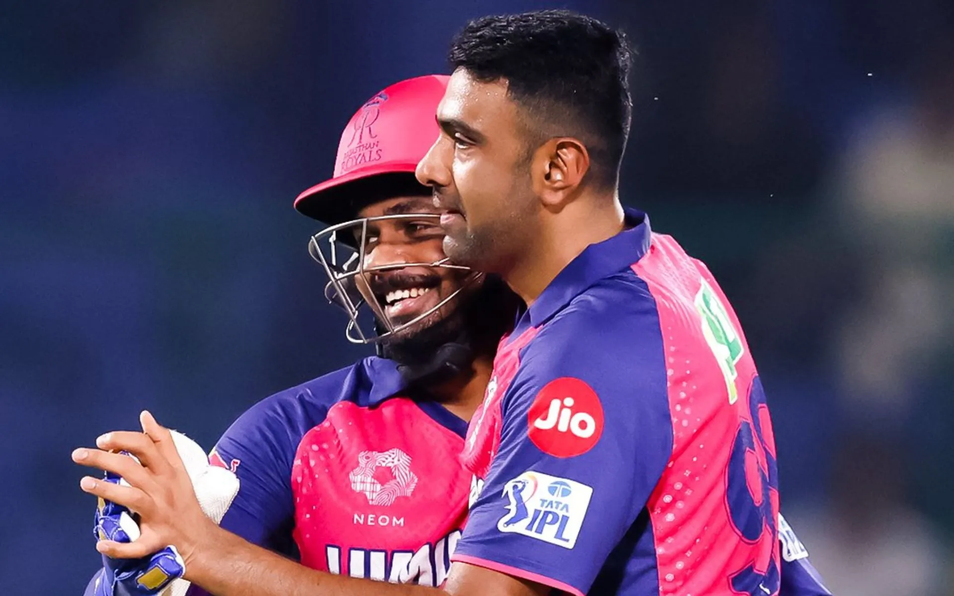 Sanju Samson and R Ashwin have shared the dressing room for three seasons. [Source: @Rahulm_01/X]