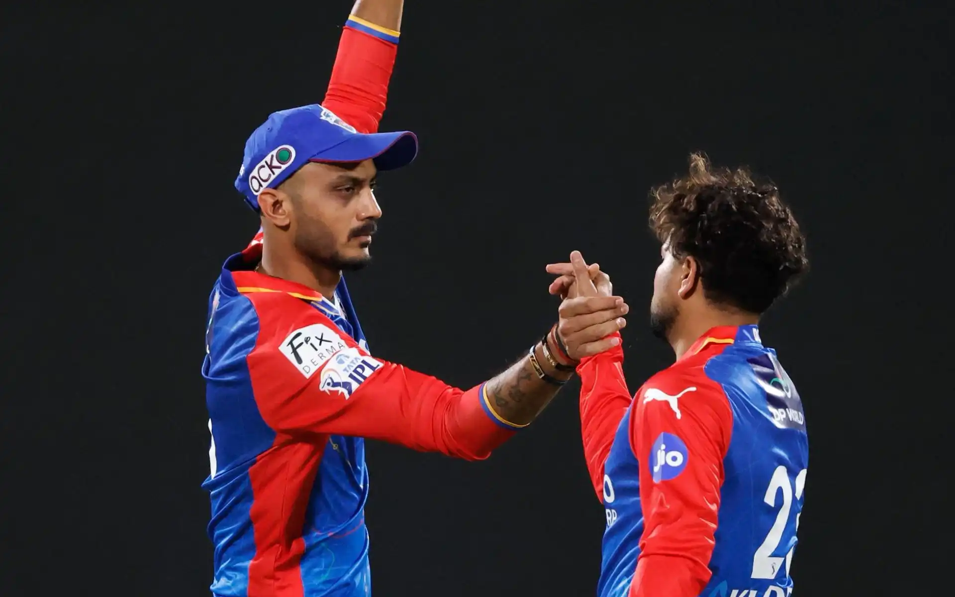 Axar Patel and Kuldeep Yadav [Source: @MayankP36121336/x.com]