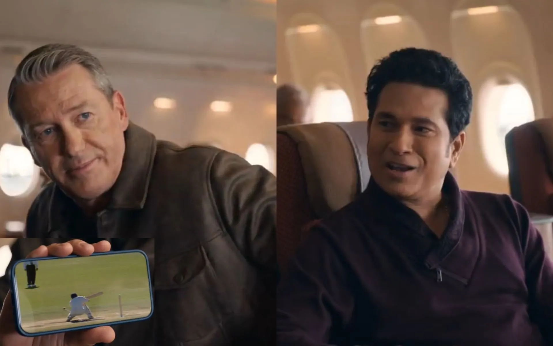 Glenn McGrath and Sachin Tendulkar (Source: @sachin_rt/X.com)