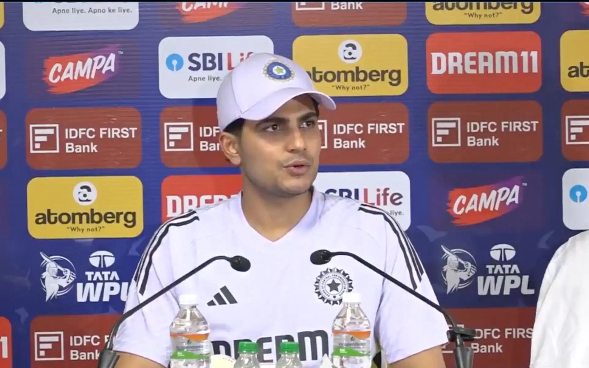 Shubman Gill at pre-game press conference in Nagpur [Source: @BCCI/X.com]