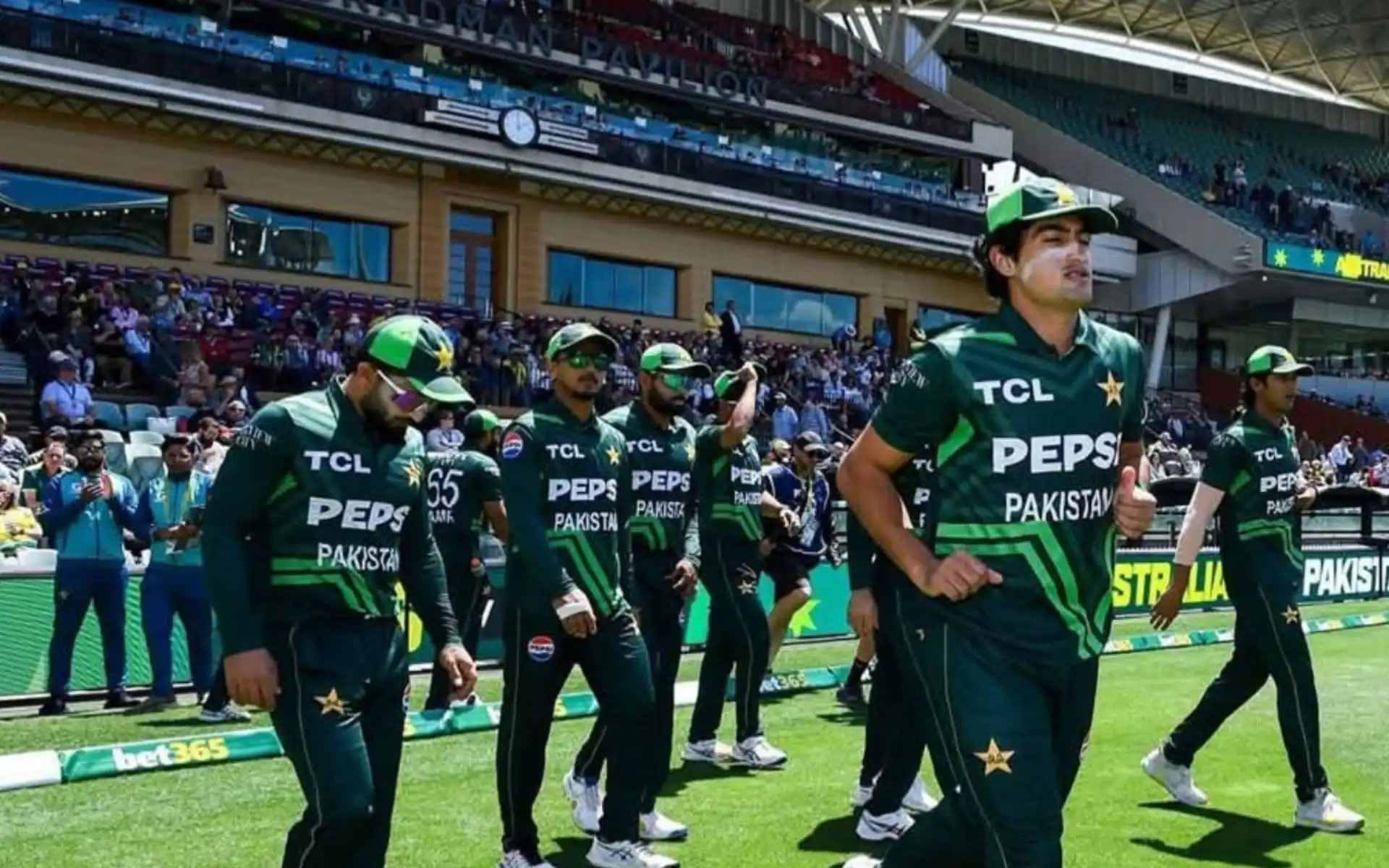 Pakistan players in action [Source: @Arain_417/X]