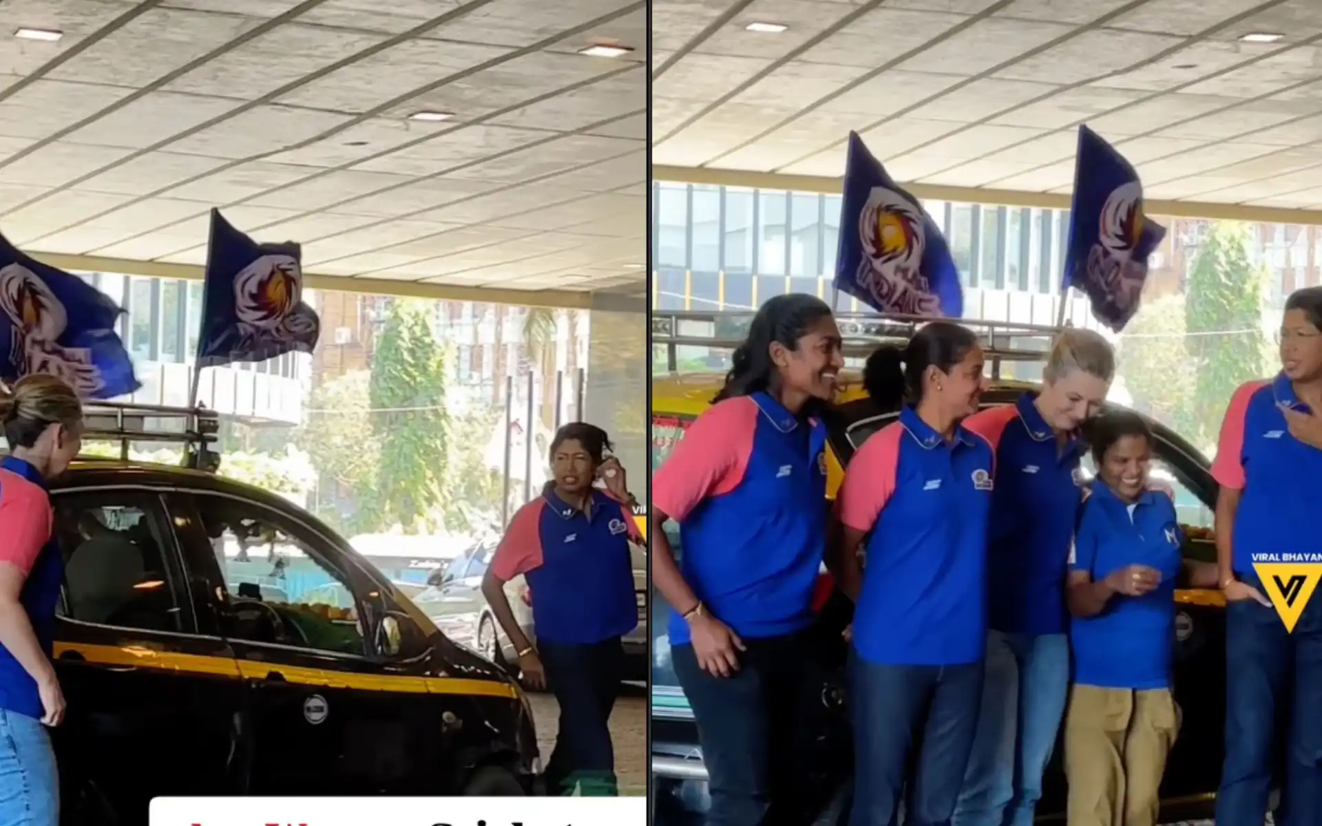  Mumbai Indians Star Arrive In A Local Taxi [Source: viralbhayani/Instagram]