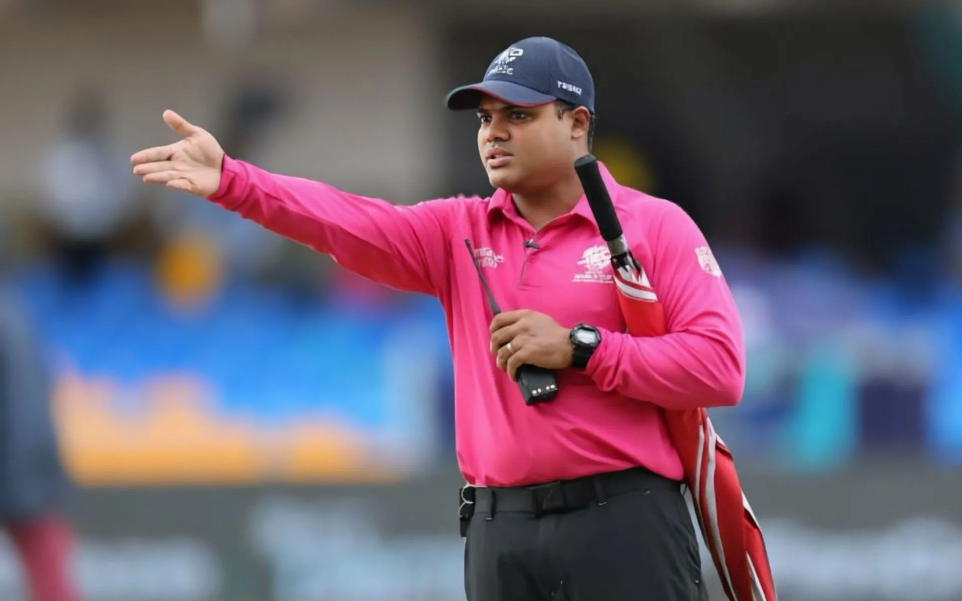 Nitin Menon pulled out of Champions Trophy 2025 [Source: @mufaddal_voira/x.com]