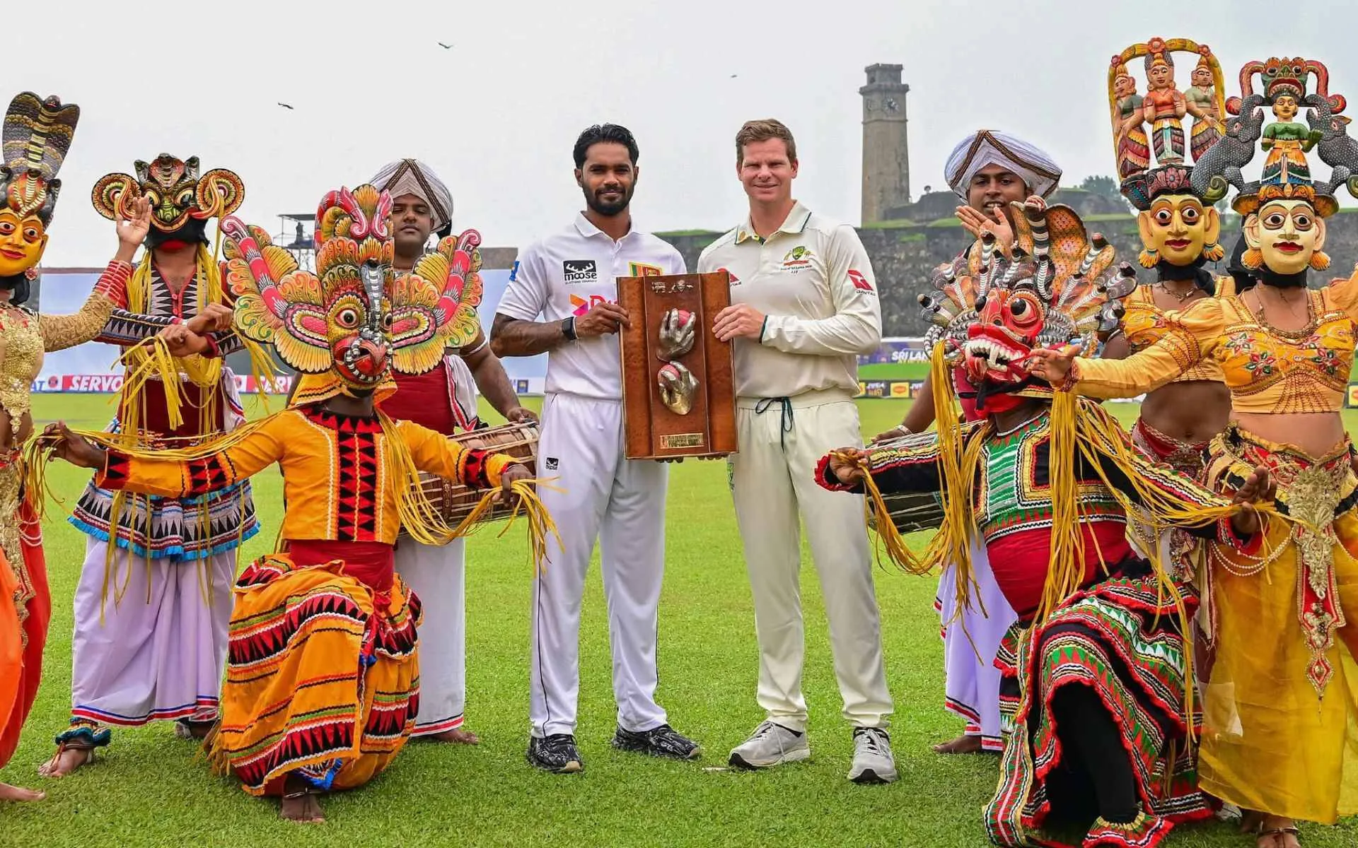 Australia have retained the Warne-Muralitharan Trophy. [Source: @AussiesArmy/X]