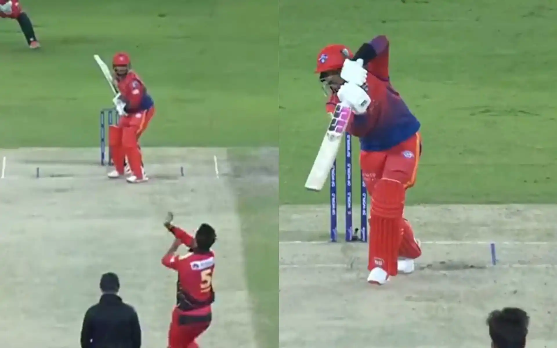 Shai Hope Playing a cover drive. (Source - ZEE Cricket/X.COM)