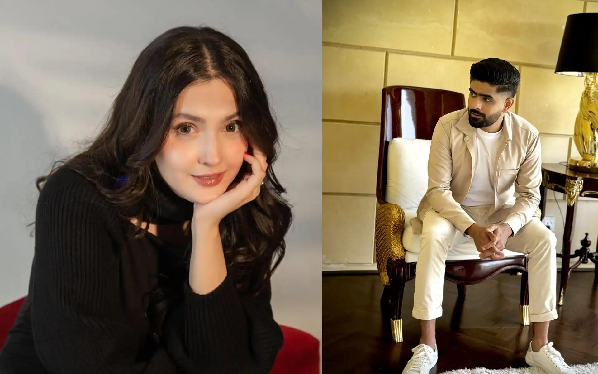 Pakistan actor confesses love for Babar Azam [Source: @babarazam258, duaazahra_/X]