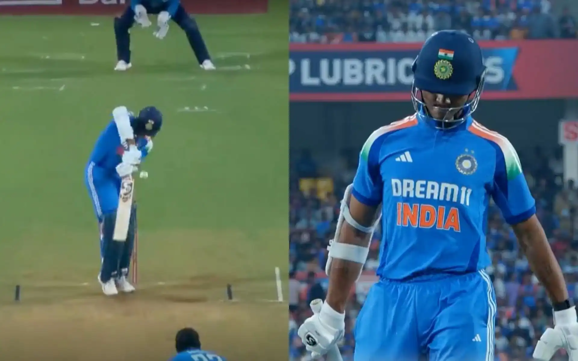 Jaiswal was dismissed by Archer in 1st ODI [Source: @21OneTwo34/X]