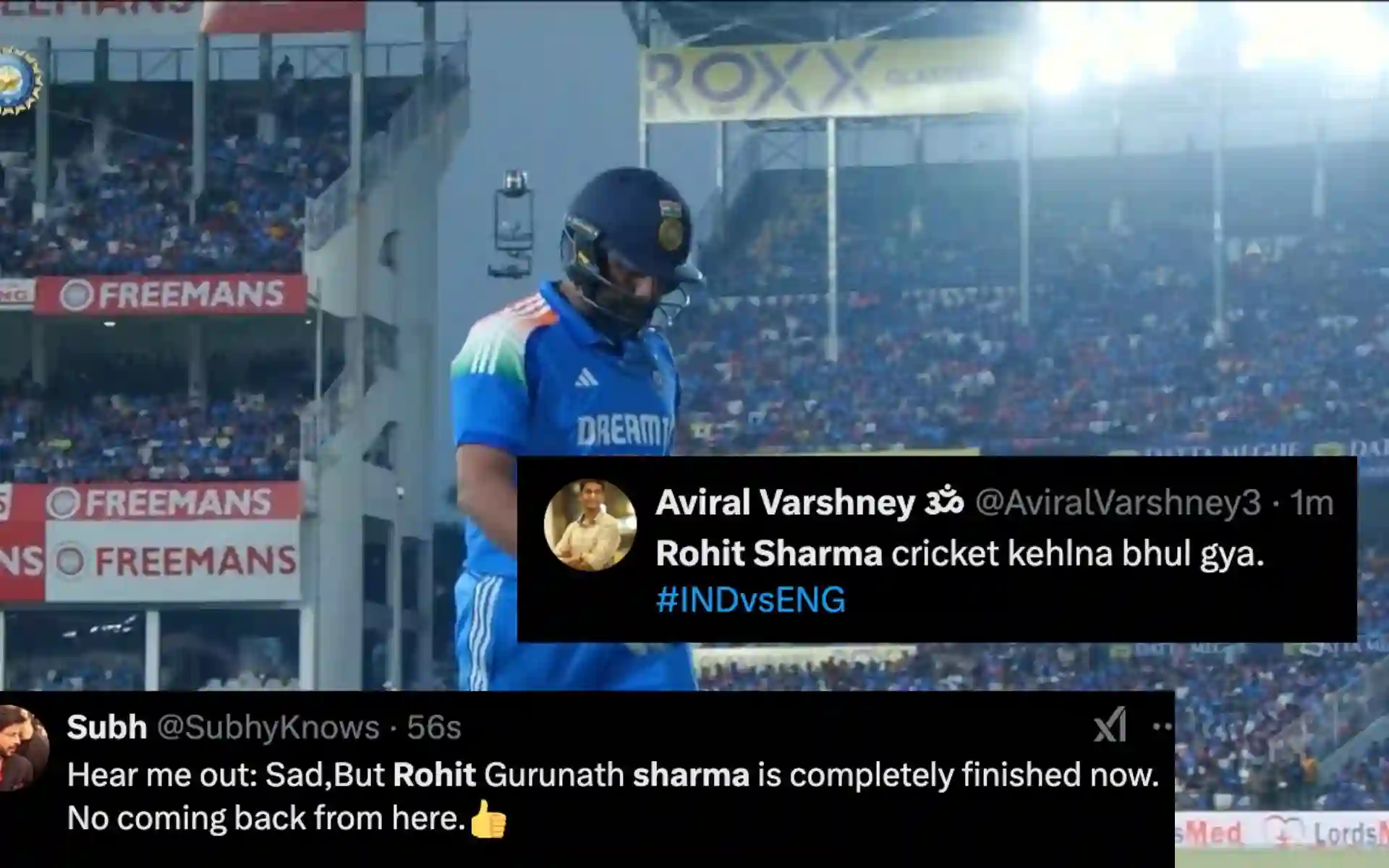 'Rohit Cricket Khelna Bhul Gya' - Fans Demand Captain's Retirement After His Nagpur Failure