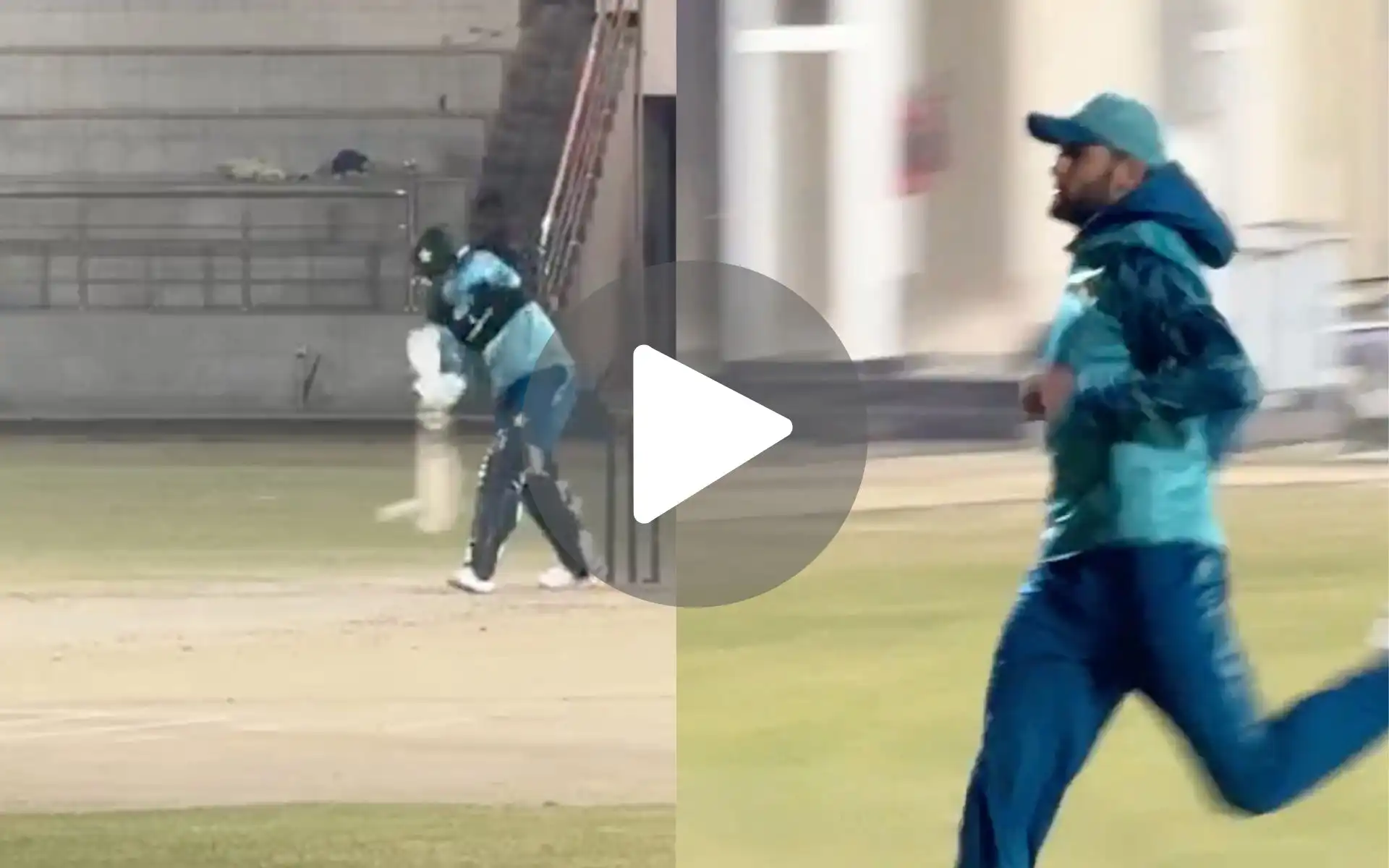 [Watch] Babar Azam Punishes Haris Rauf With Sachin-Esque Straight Drive Ahead Of Tri-Series