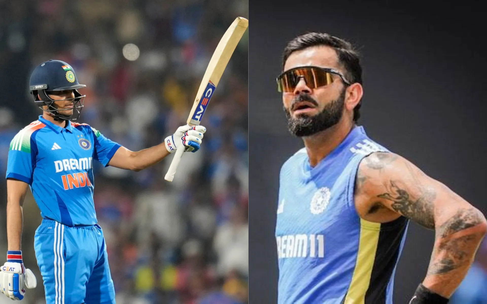 Shubman Gill and Virat Kohli (Source: AP Photos)