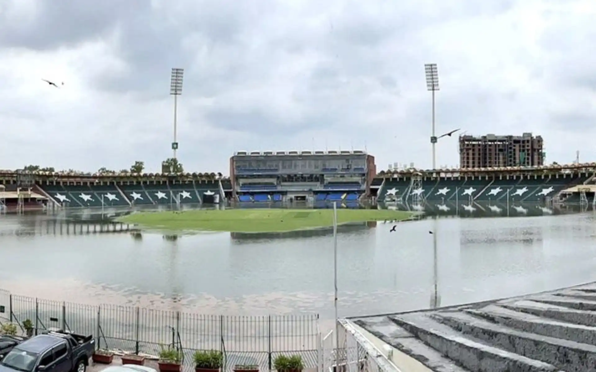 Gaddafi Stadium, Lahore (Source: @XeeshanQayyum/X.com)