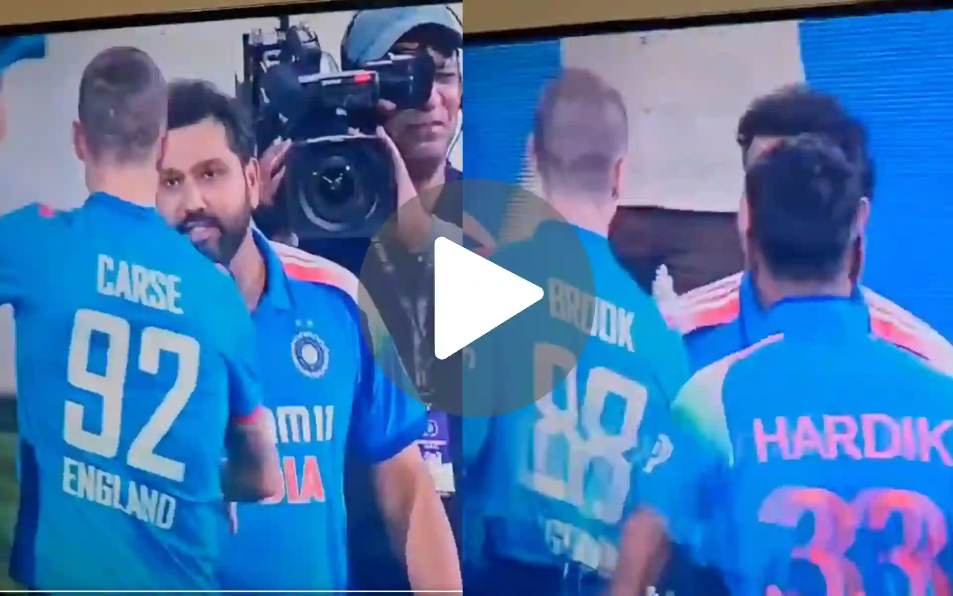 [Watch] Carse And Harry Brook's Respectful Gesture For Rohit Sharma After 1st ODI Goes Viral