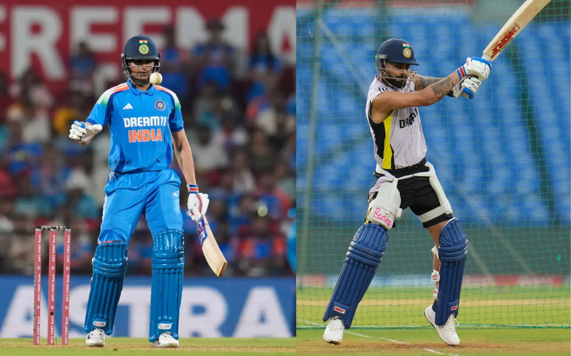 Shubman Gill and Virat Kohli (Source:AP)
