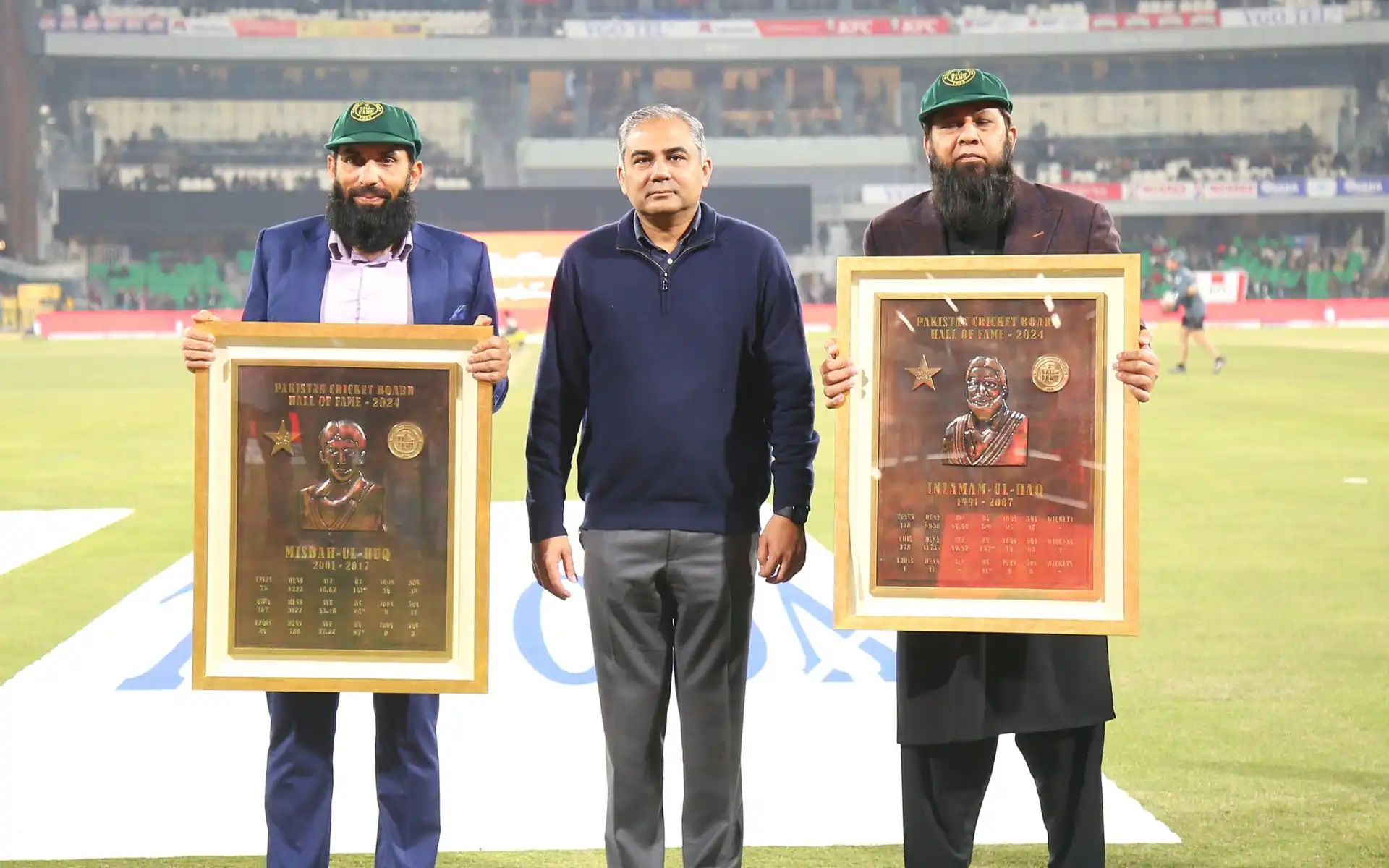 Misbah, Inzamam Honoured By PCB At Lahore, Gets Inducted Into Hall Of Fame
