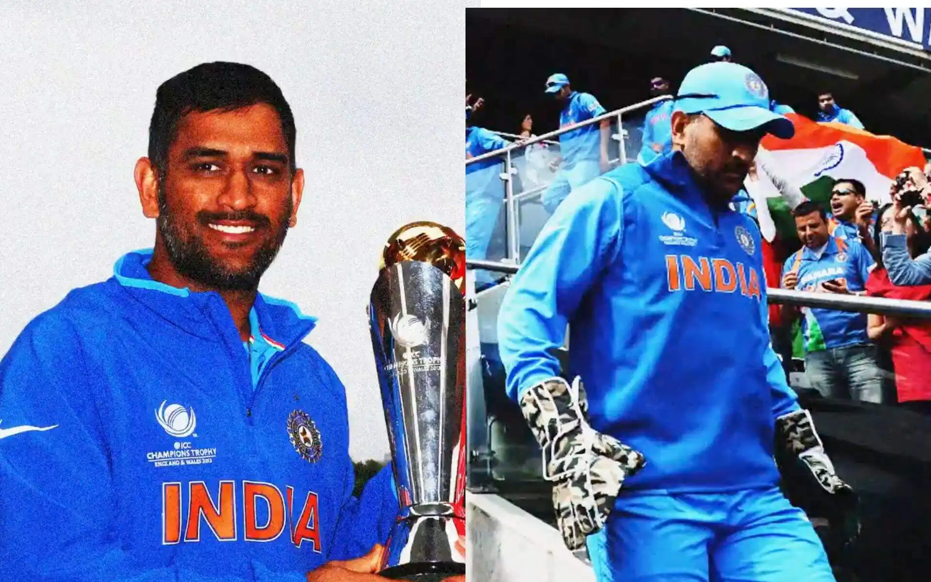 MS Dhoni during the ICC Champions Trophy 2025 [Source: @StarSportsIndia/x.com]