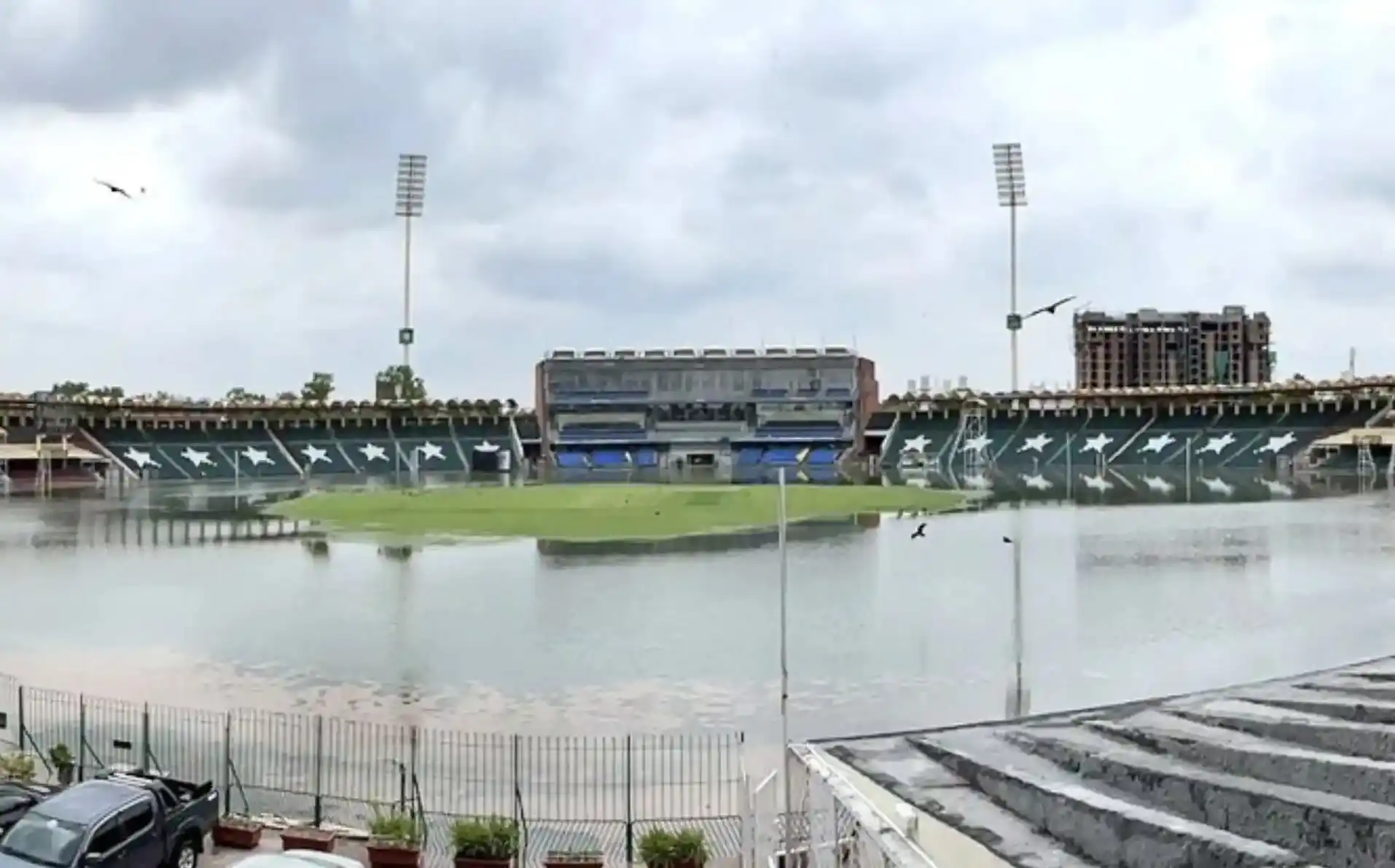 Gaddafi Stadium, Lahore (Source: @XeeshanQayyum/X.com)