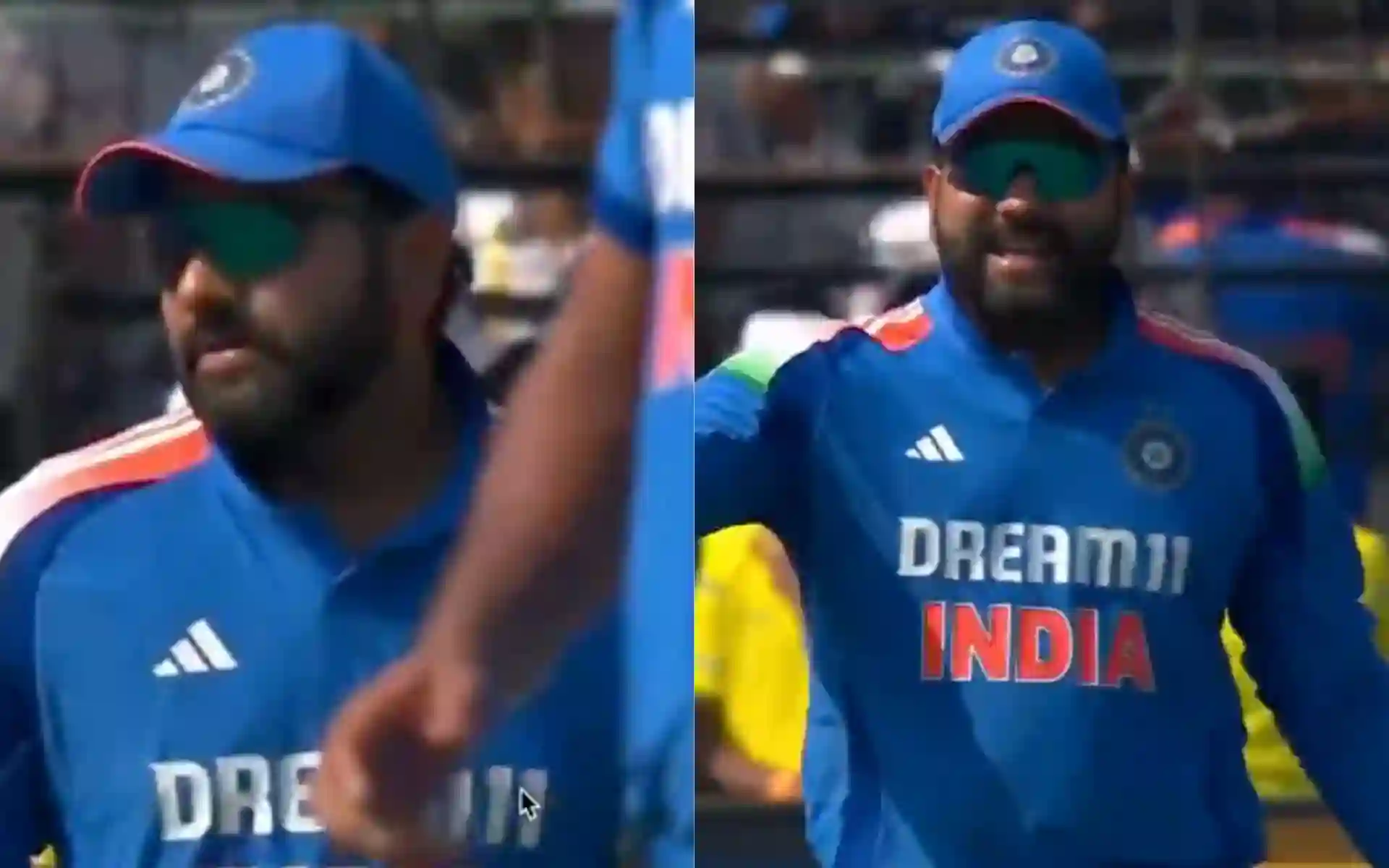 Rohit Sharma- (Source:@ScreenGrab)