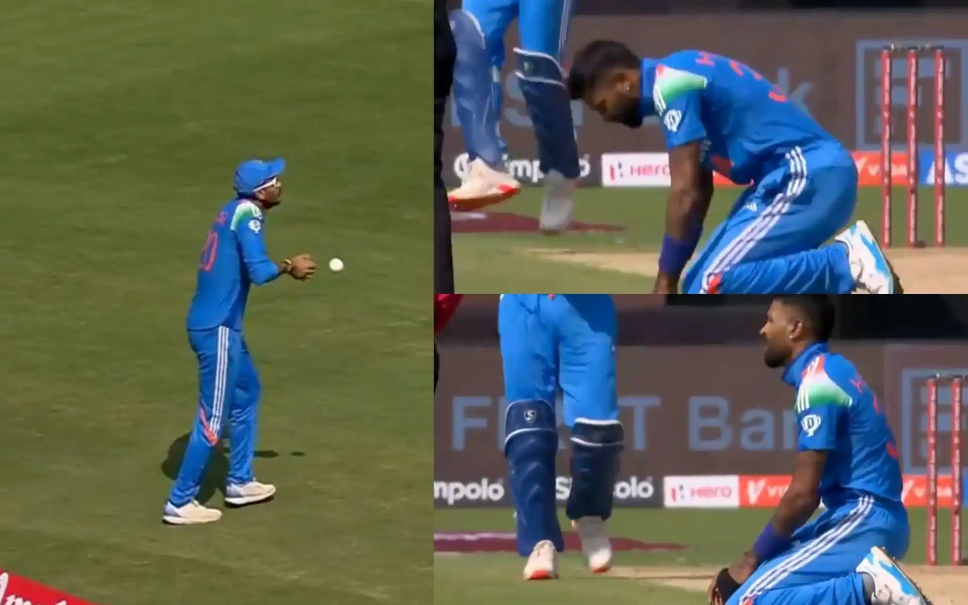 Axar Patel dropped an easy catch (Source: @kuchbhi12341416/X.com)
