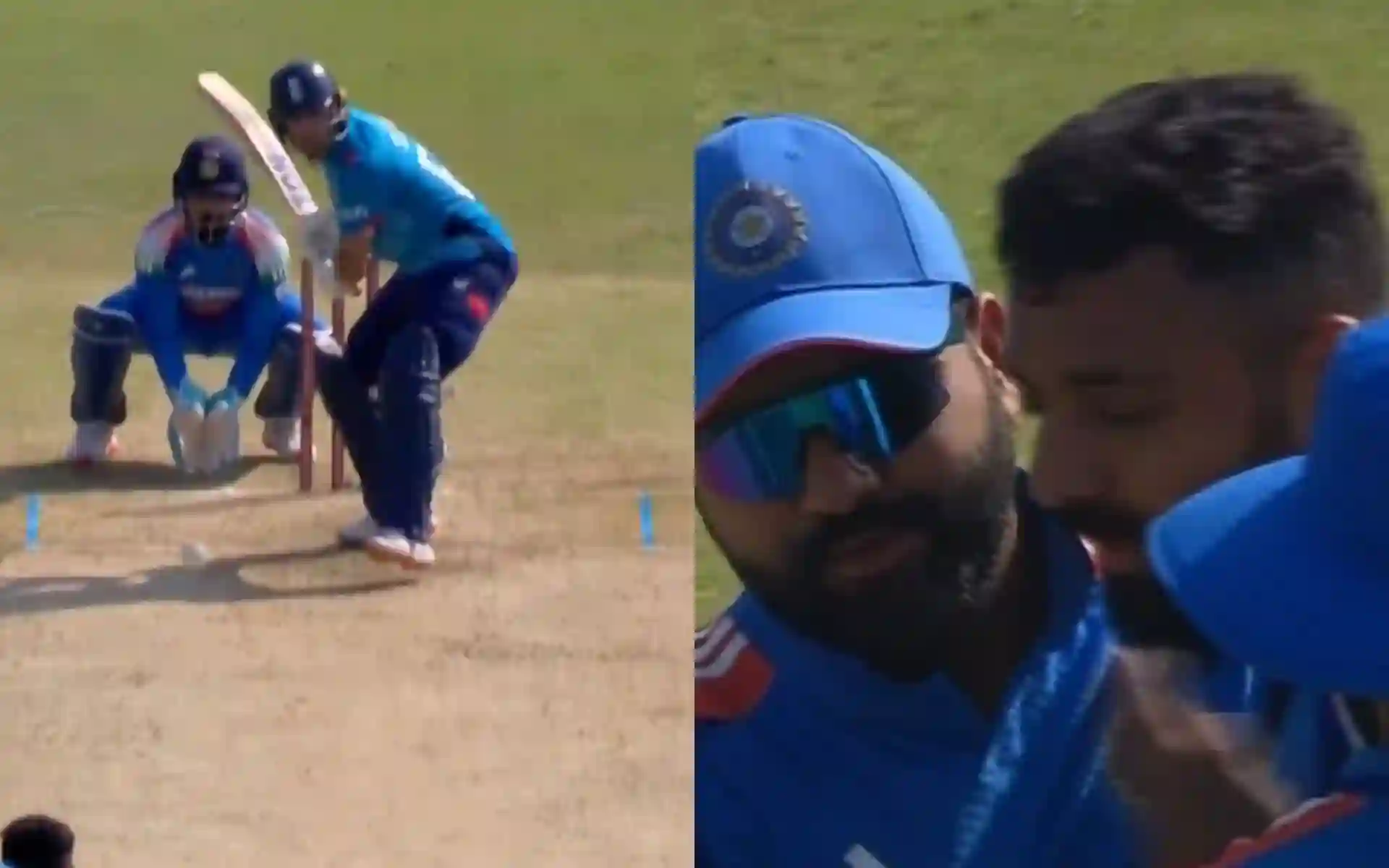 Varun Chakravarthy Gets His First ODI Wicket [Source: @CricketFeedIN/X.com]