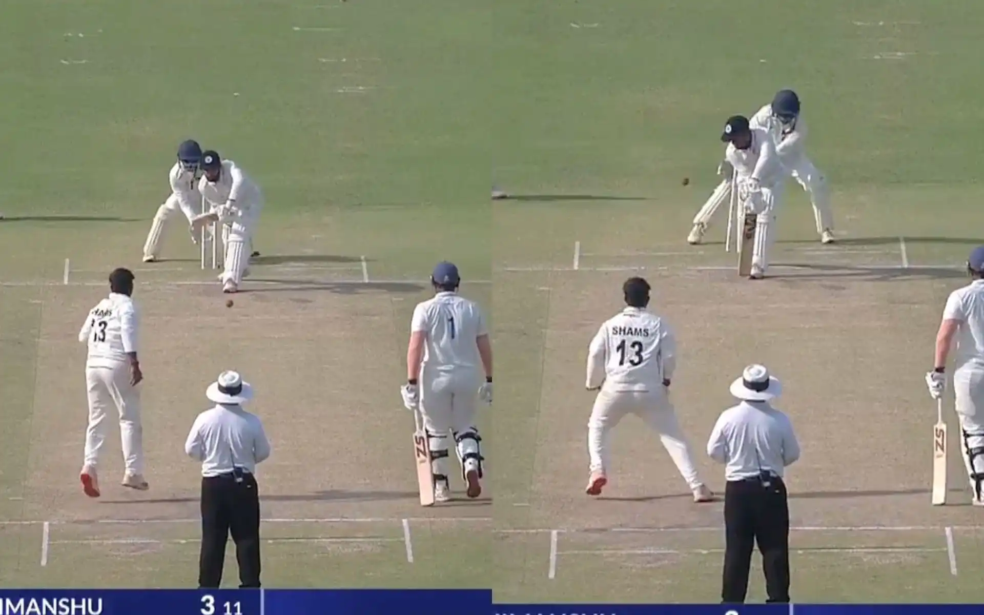 Mulani's absolute jaffa to get Rana [Source: @mufaddal_vohra/X]